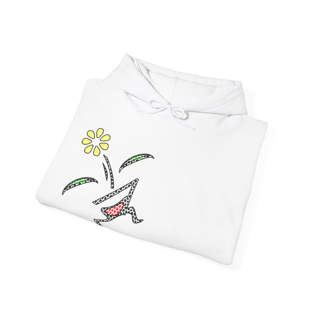 KAYKULTURA FLOWER HOODED SWEATSHIRT