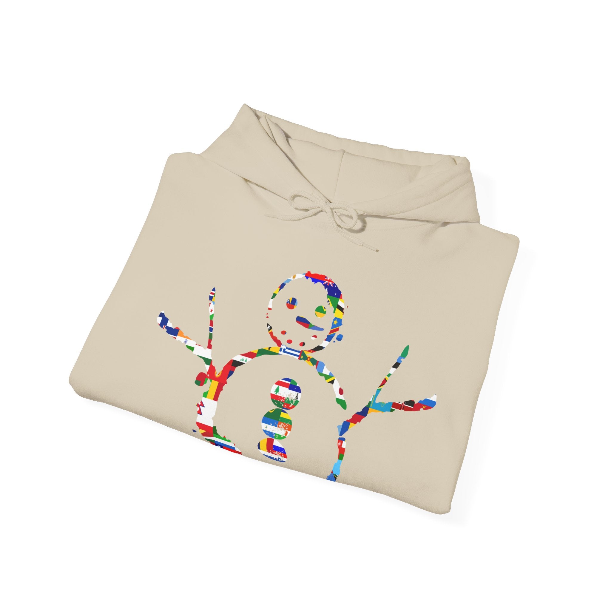 KAYKULTURA INTERNATIONAL SNOWMAN HOODED SWEATSHIRT
