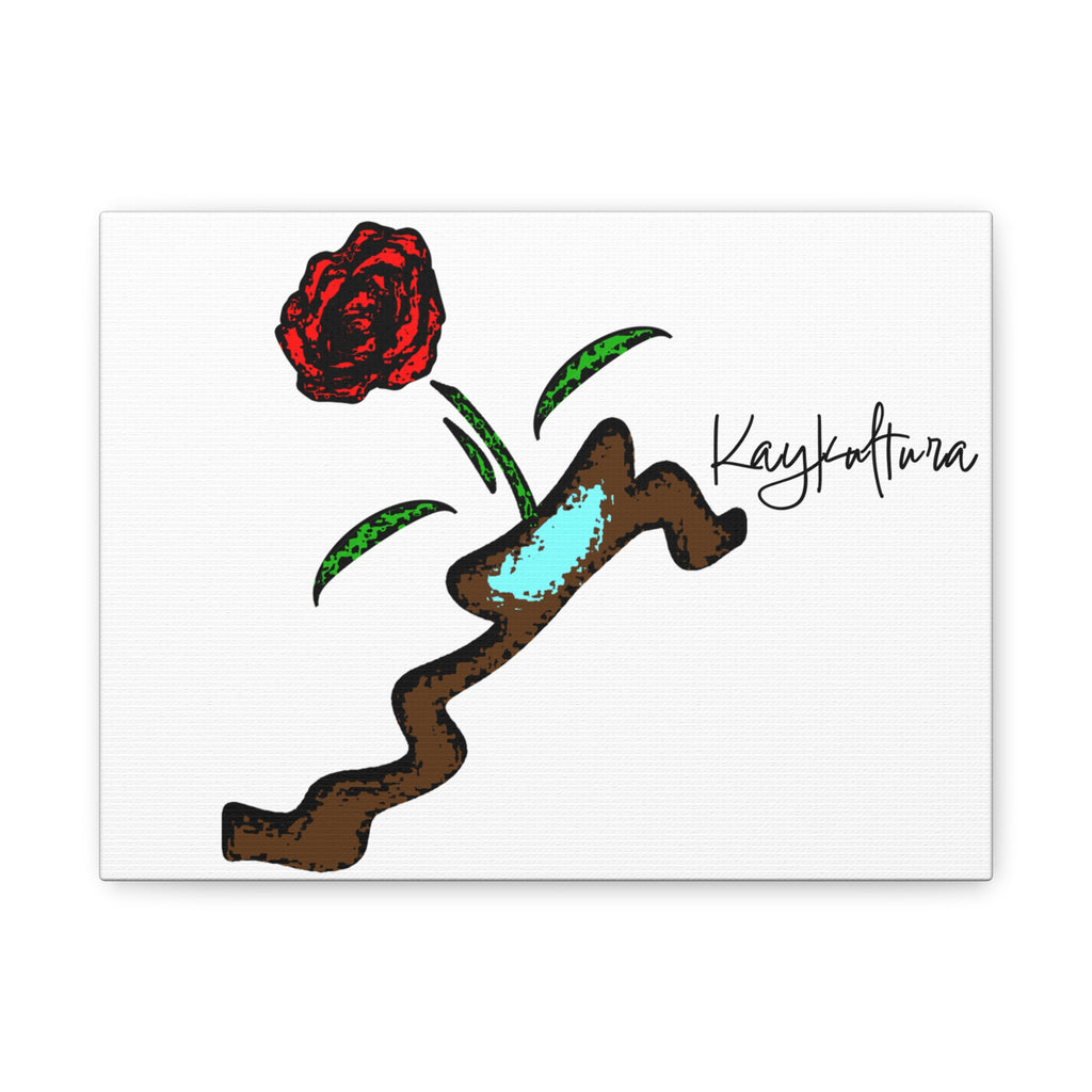 Toile florale Kaykultura, tendue, 3,2 cm