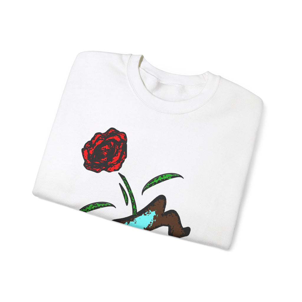 KAYKULTURA FLOWER CREWNECK SWEATSHIRT