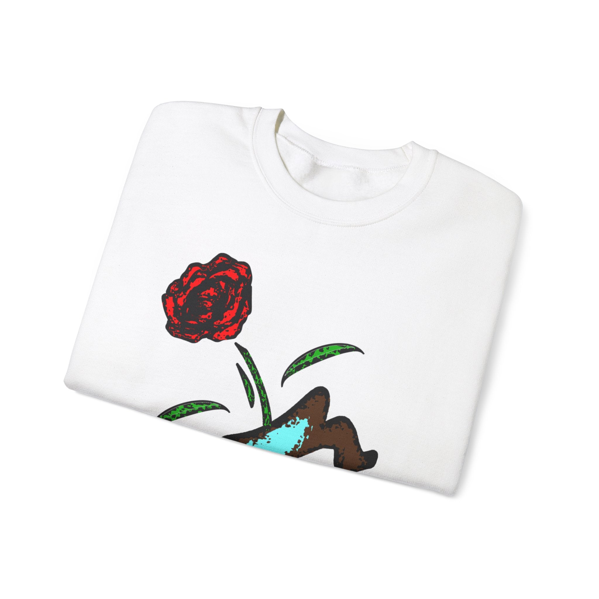 KAYKULTURA FLOWER CREWNECK SWEATSHIRT