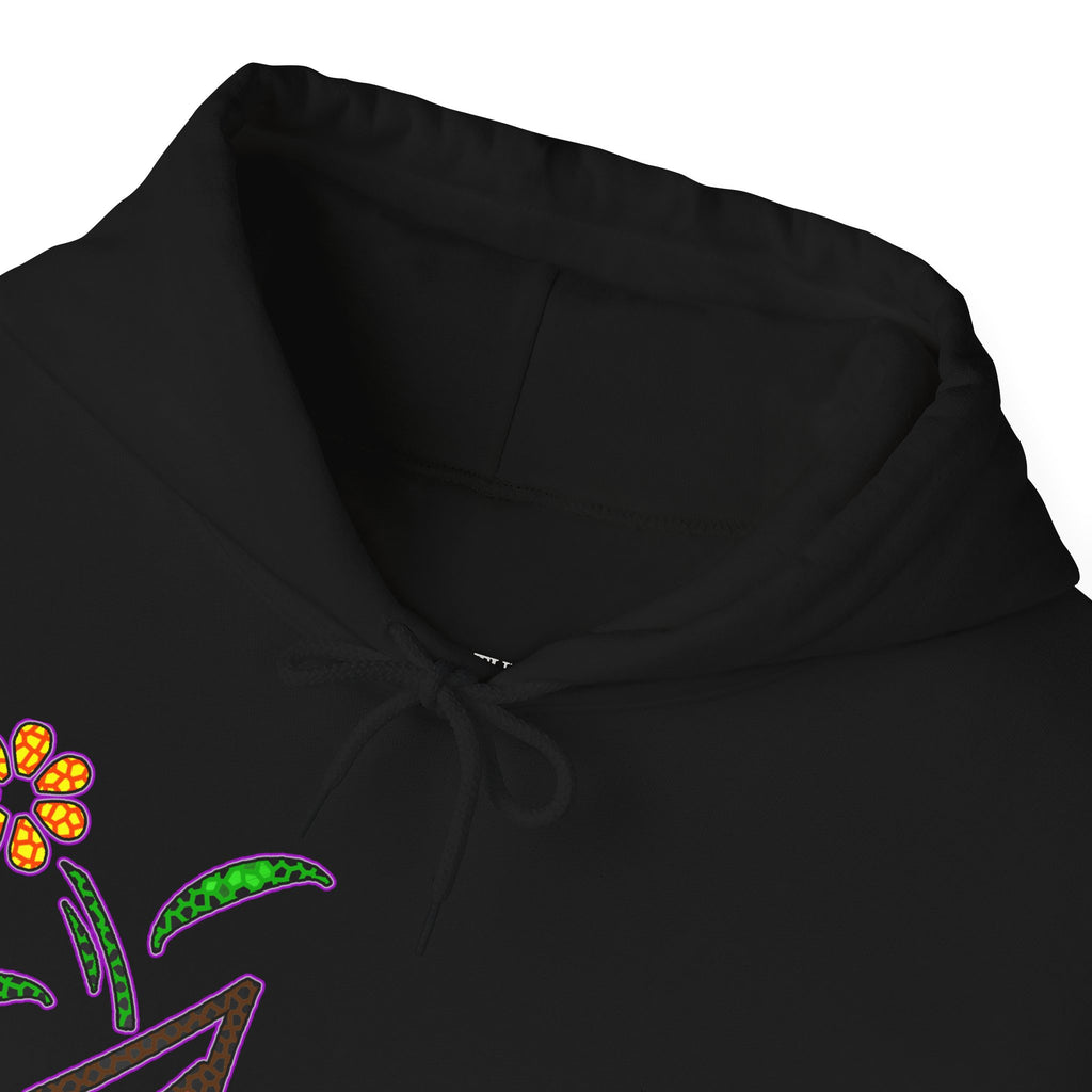 KAYKULTURA FLOWER HOODED SWEATSHIRT