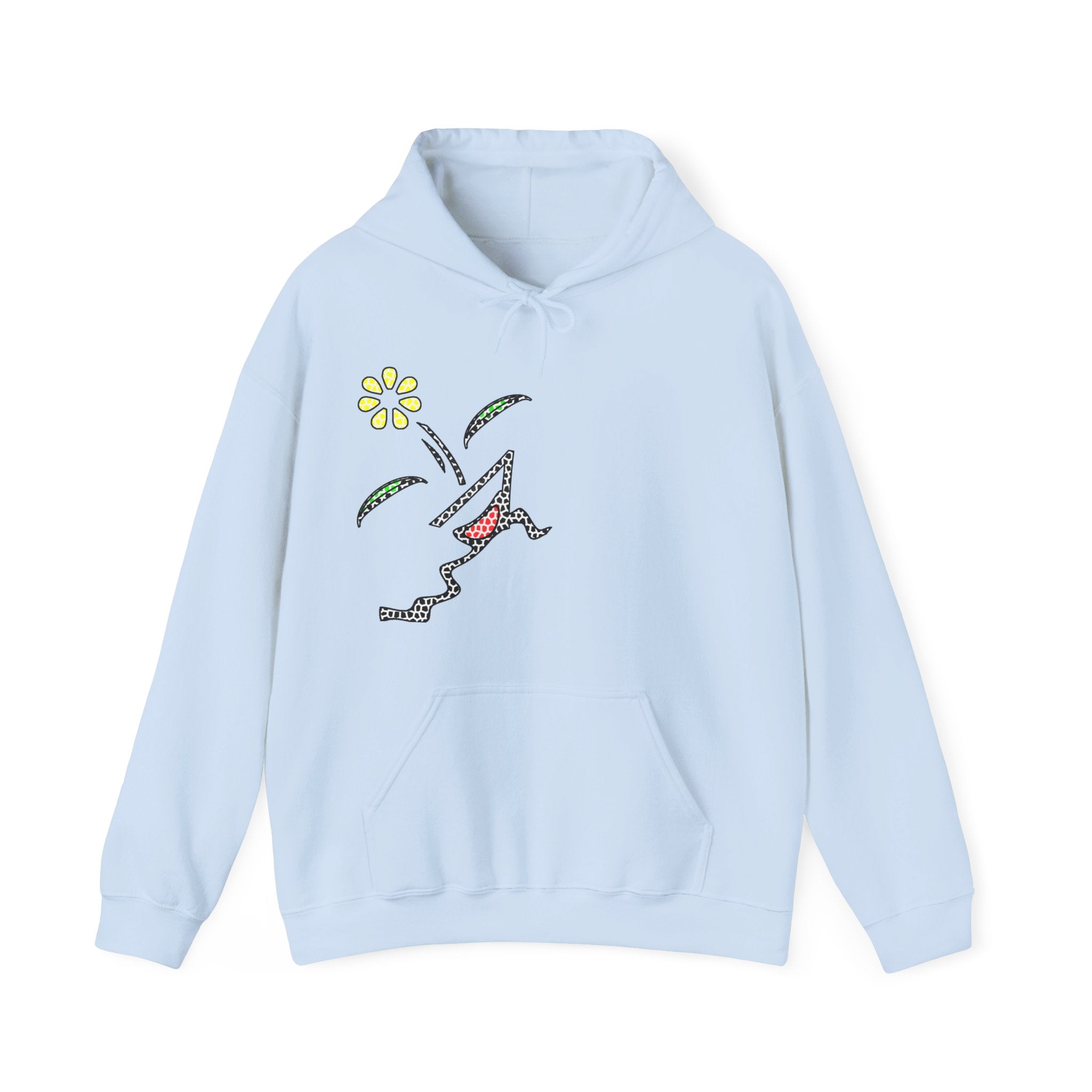 KAYKULTURA FLOWER HOODED SWEATSHIRT