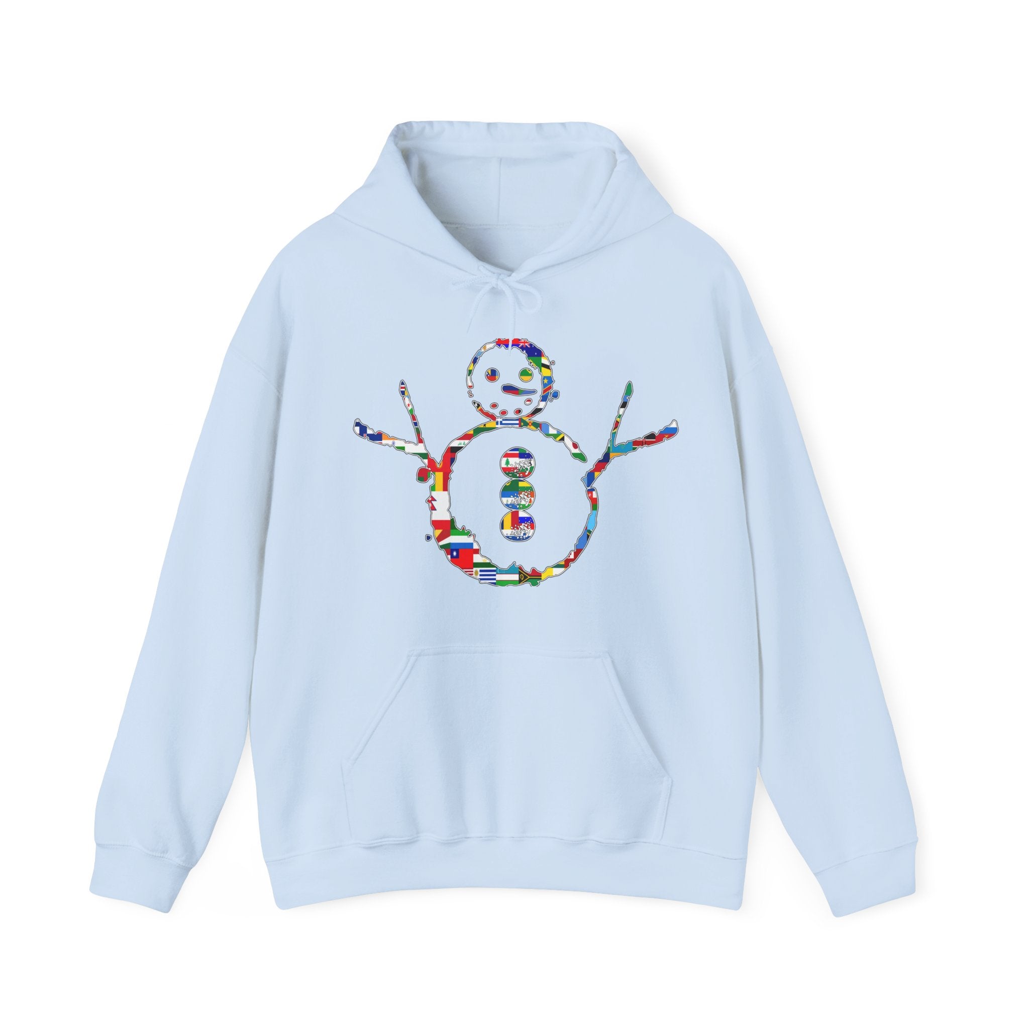 KAYKULTURA INTERNATIONAL SNOWMAN HOODED SWEATSHIRT