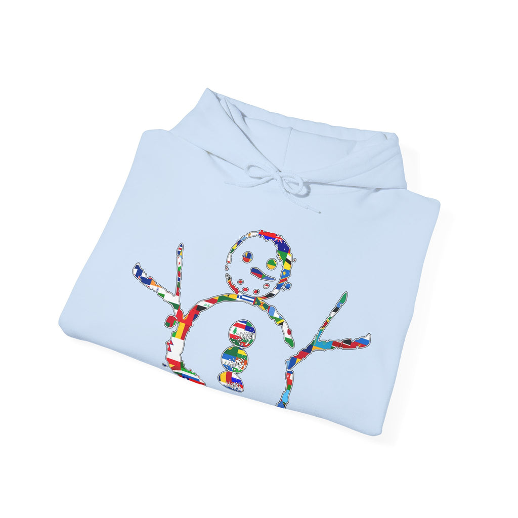 KAYKULTURA INTERNATIONAL SNOWMAN HOODED SWEATSHIRT