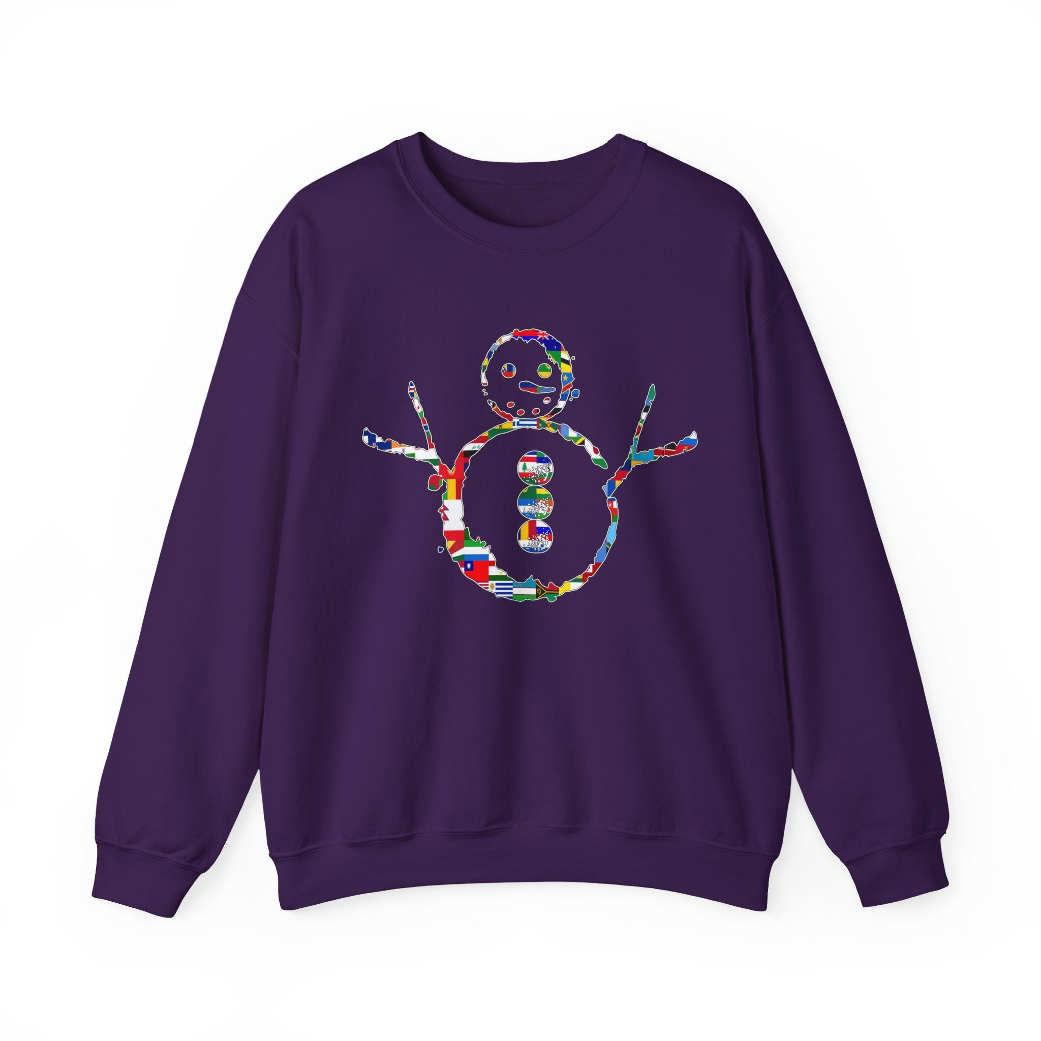 KAYKULTURA INTERNATIONAL SNOWMAN CREWNECK SWEATSHIRT