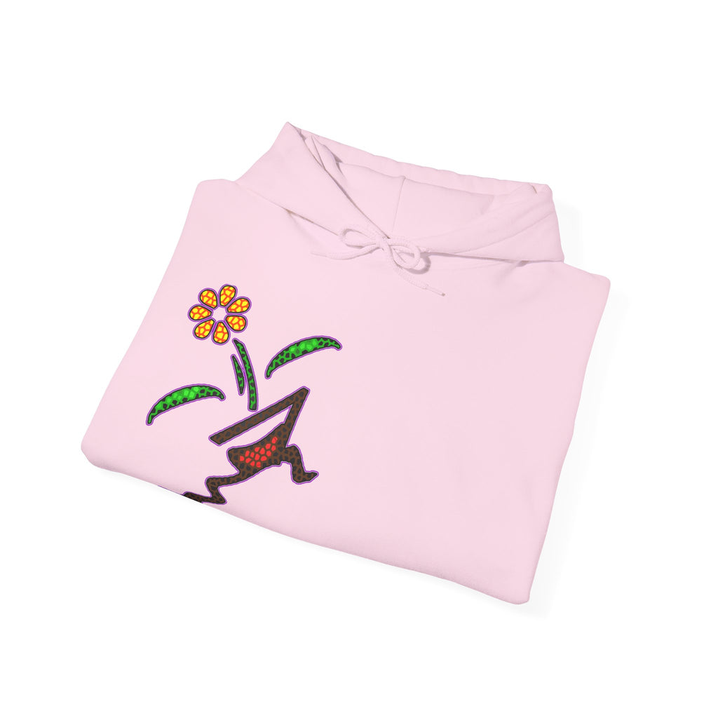 KAYKULTURA FLOWER HOODED SWEATSHIRT