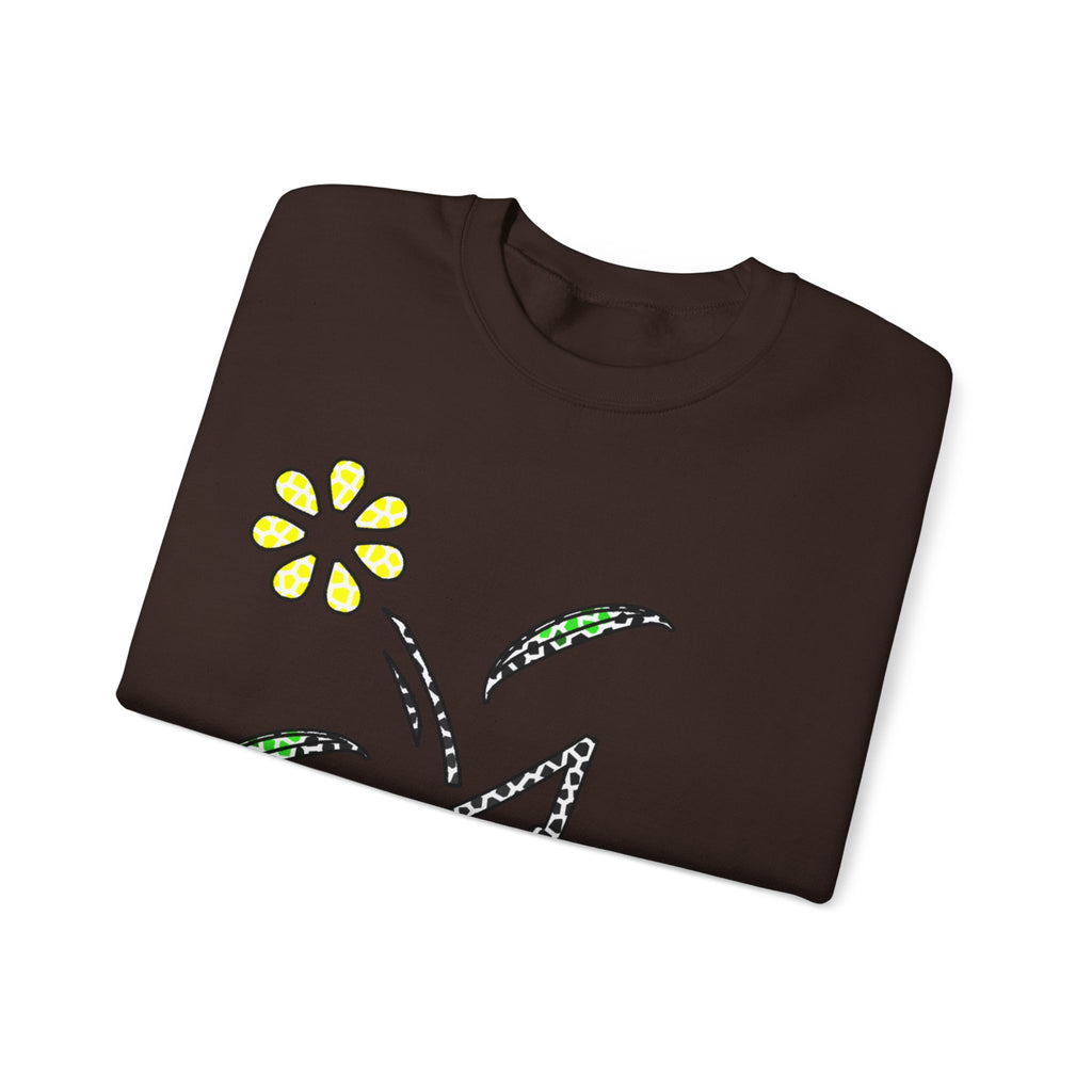 SWEAT-SHIRT À COL ROND À FLEURS KAYKULTURA