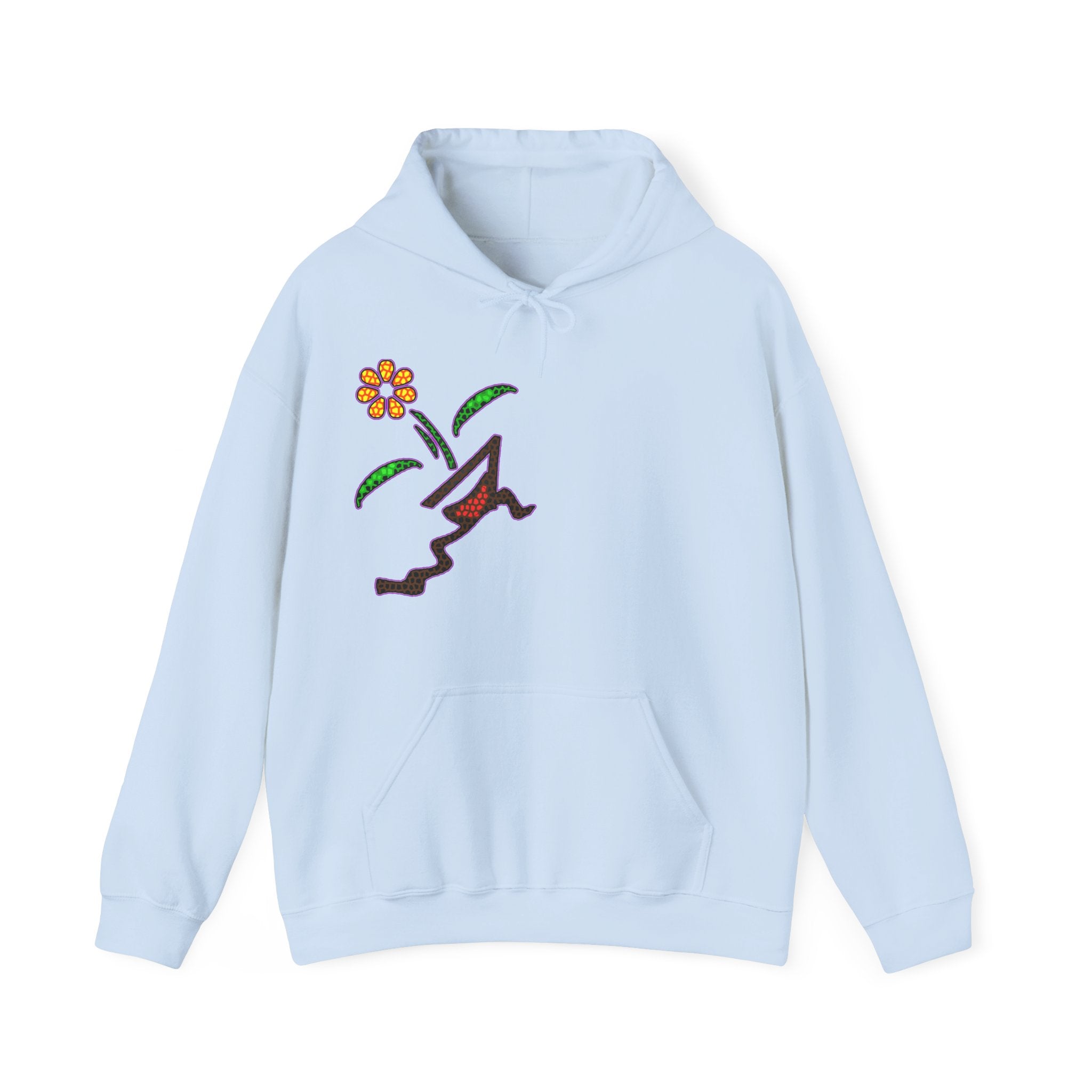 KAYKULTURA FLOWER HOODED SWEATSHIRT