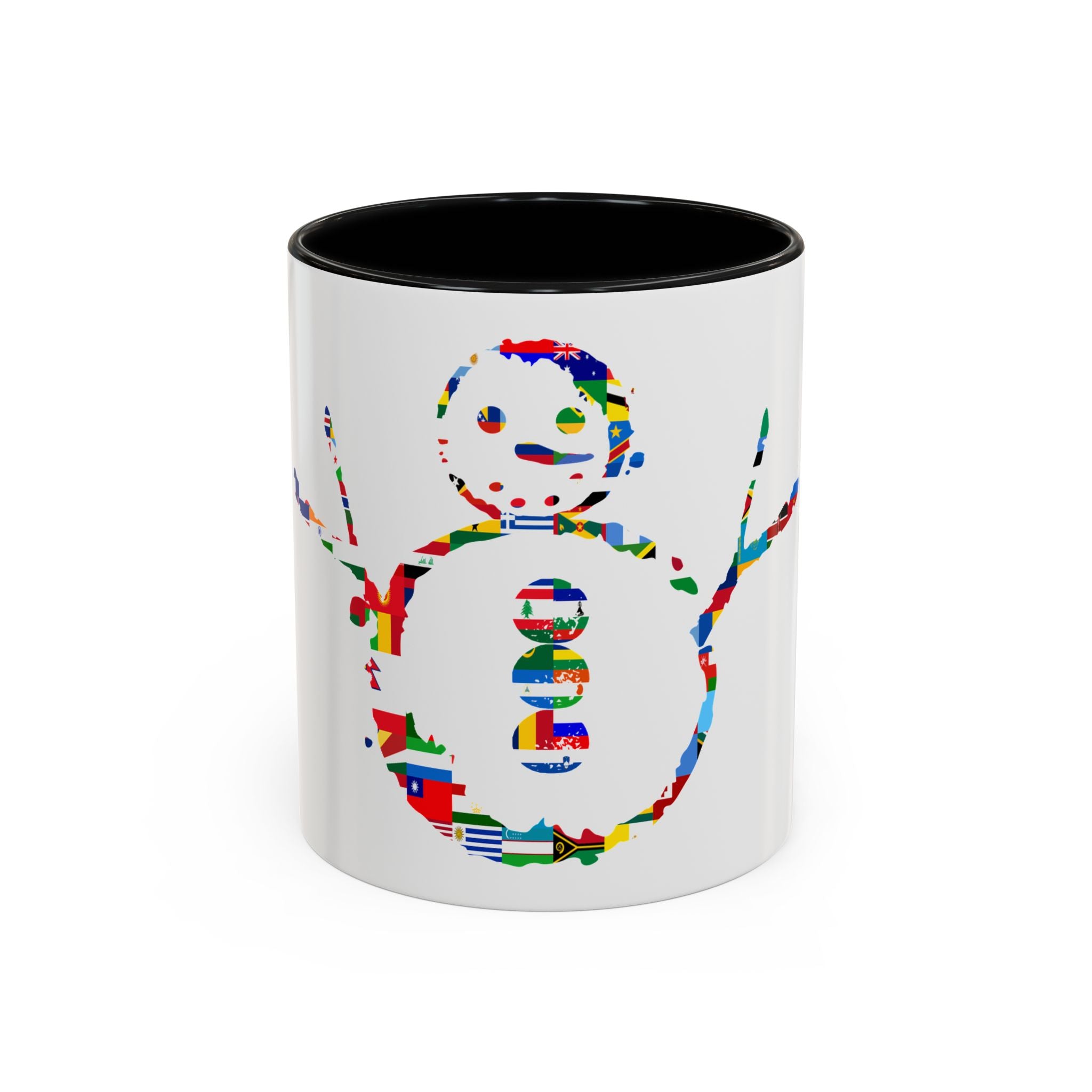 KAYKULTURA INTERNATIONAL SNOWMAN ACCENT COFFEE MUG (11oz)