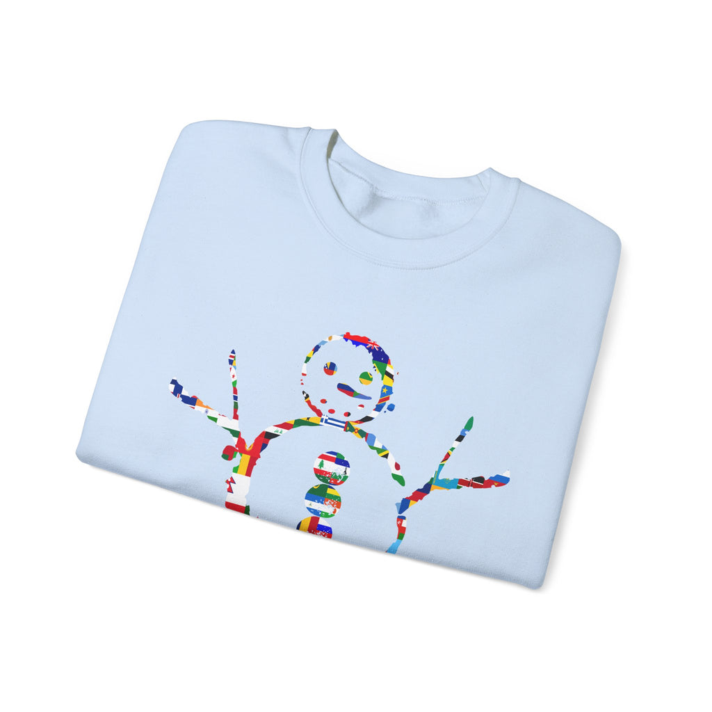 KAYKULTURA INTERNATIONAL SNOWMAN CREWNECK SWEATSHIRT