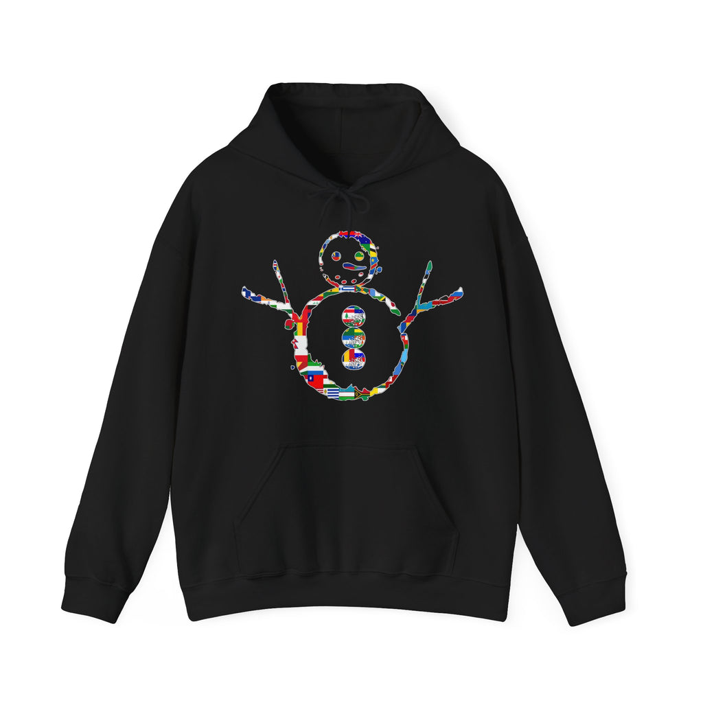 KAYKULTURA INTERNATIONAL SNOWMAN HOODED SWEATSHIRT