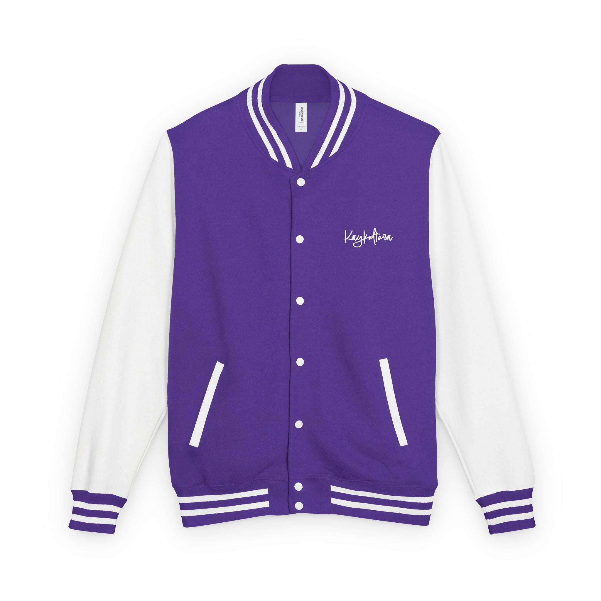 KAYKULTURA FLOWER LETTERMAN JACKET