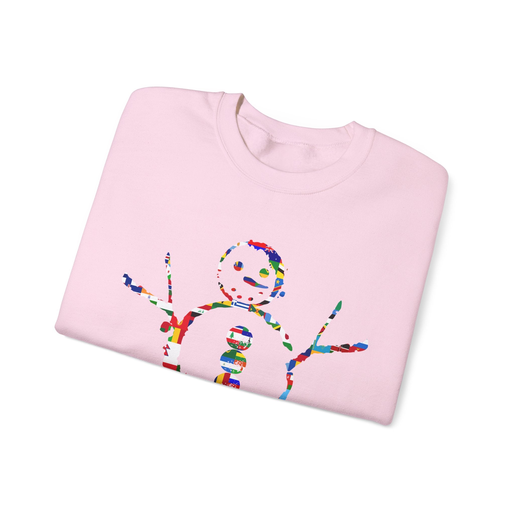KAYKULTURA INTERNATIONAL SNOWMAN CREWNECK SWEATSHIRT