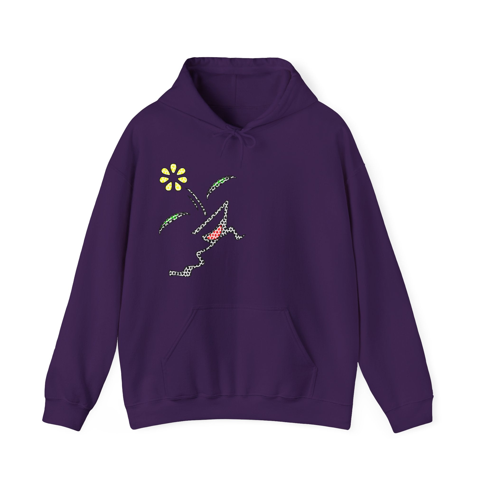 KAYKULTURA FLOWER HOODED SWEATSHIRT