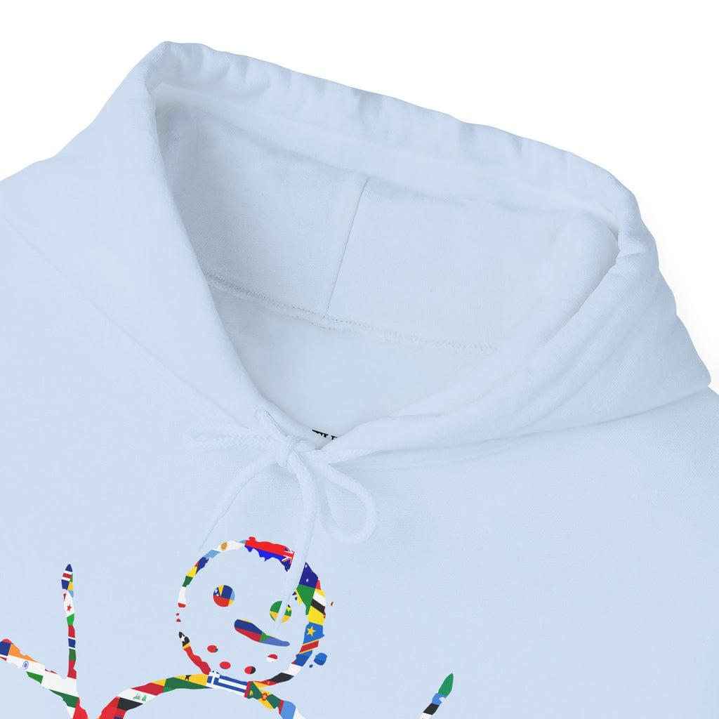 KAYKULTURA INTERNATIONAL SNOWMAN HOODED SWEATSHIRT