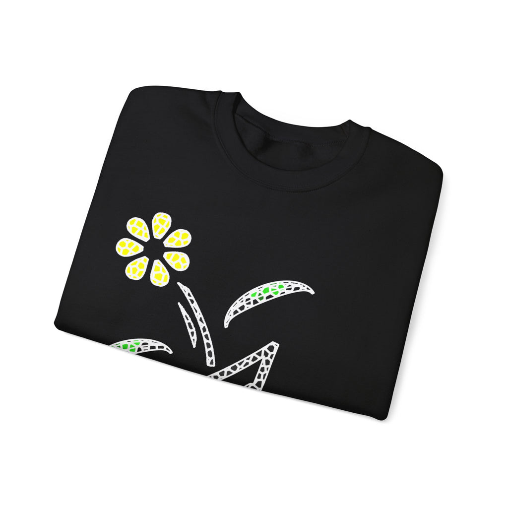 KAYKULTURA FLOWER CREWNECK SWEATSHIRT