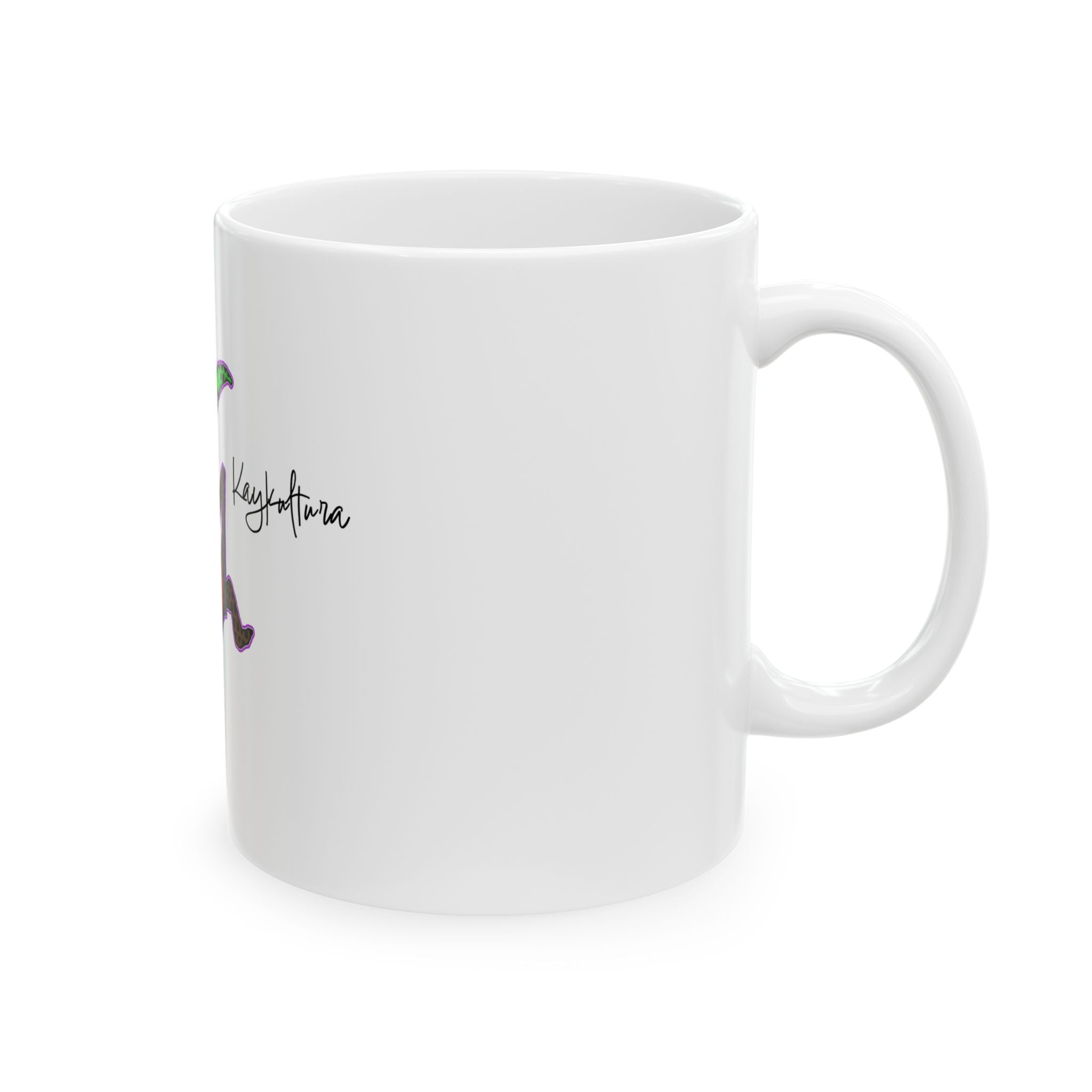 Caneca de cerâmica Kaykultura Flower (325 ml)