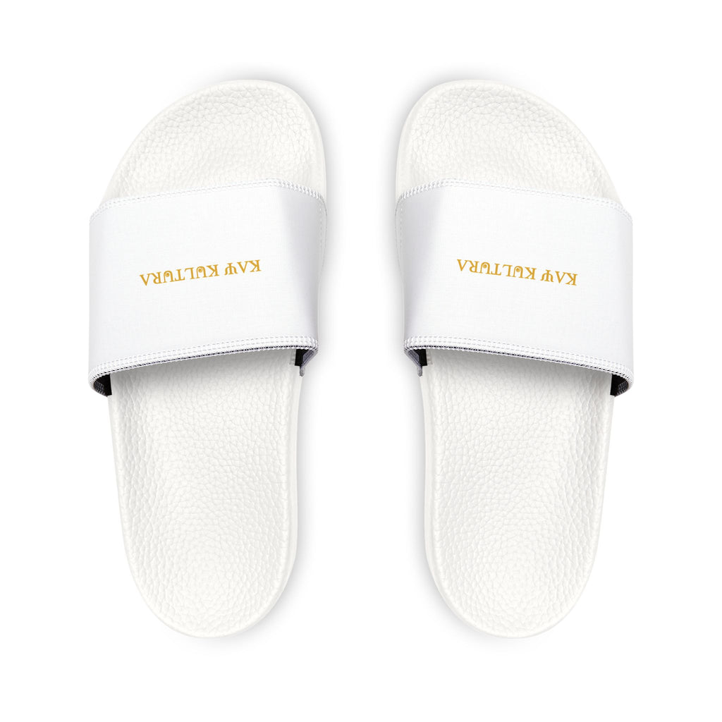 Sandálias masculinas clássicas douradas Kaykultura com tira removível