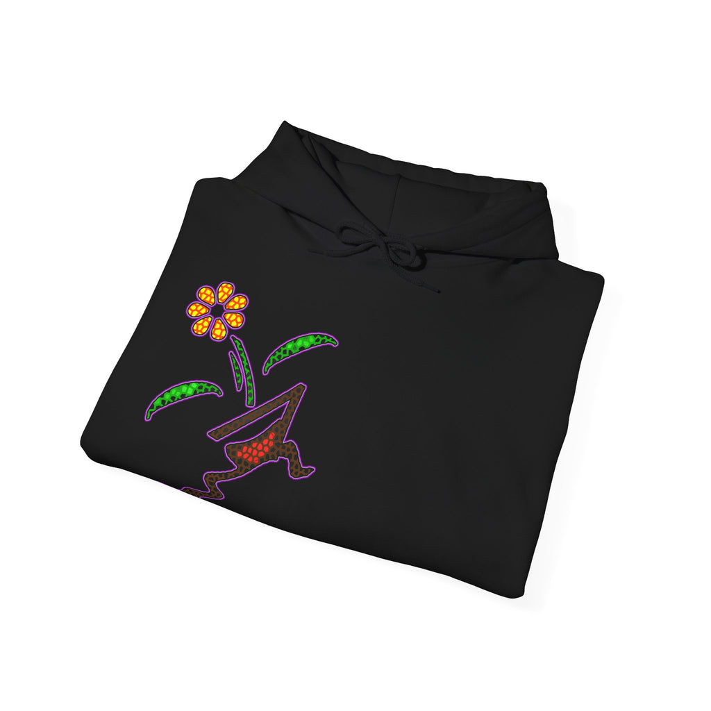 KAYKULTURA FLOWER HOODED SWEATSHIRT