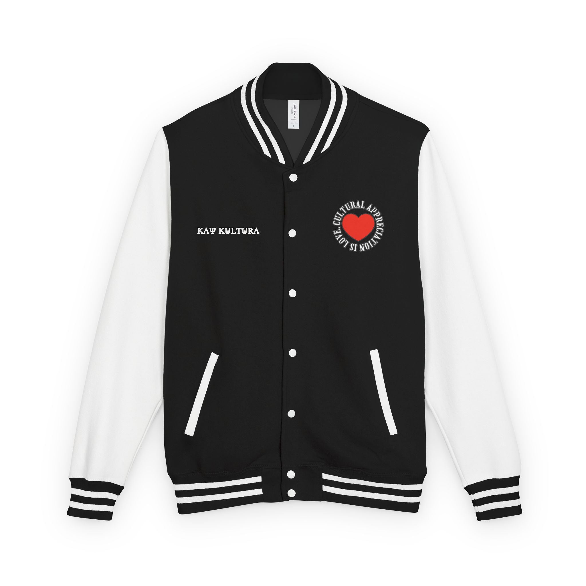 KAYKULTURA CULTURAL APPRECIATION VERSUS CULTURAL APPROPRIATION LETTERMAN JACKET