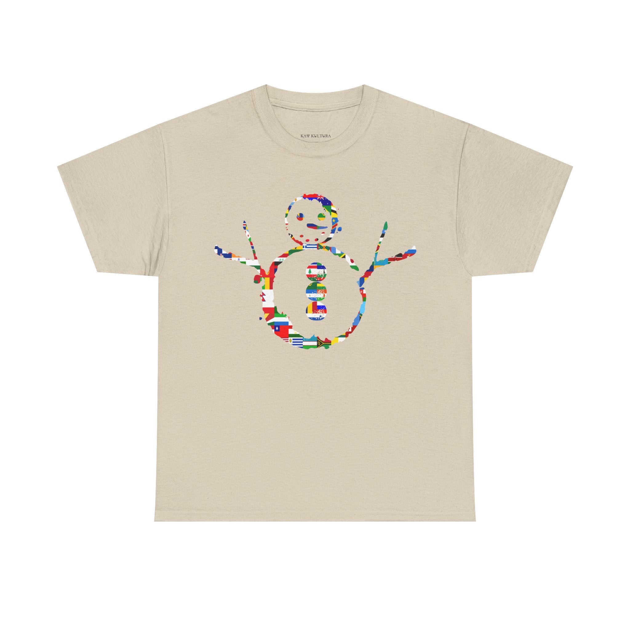 KAYKULTURA INTERNATIONAL SNOWMAN T-SHIRT