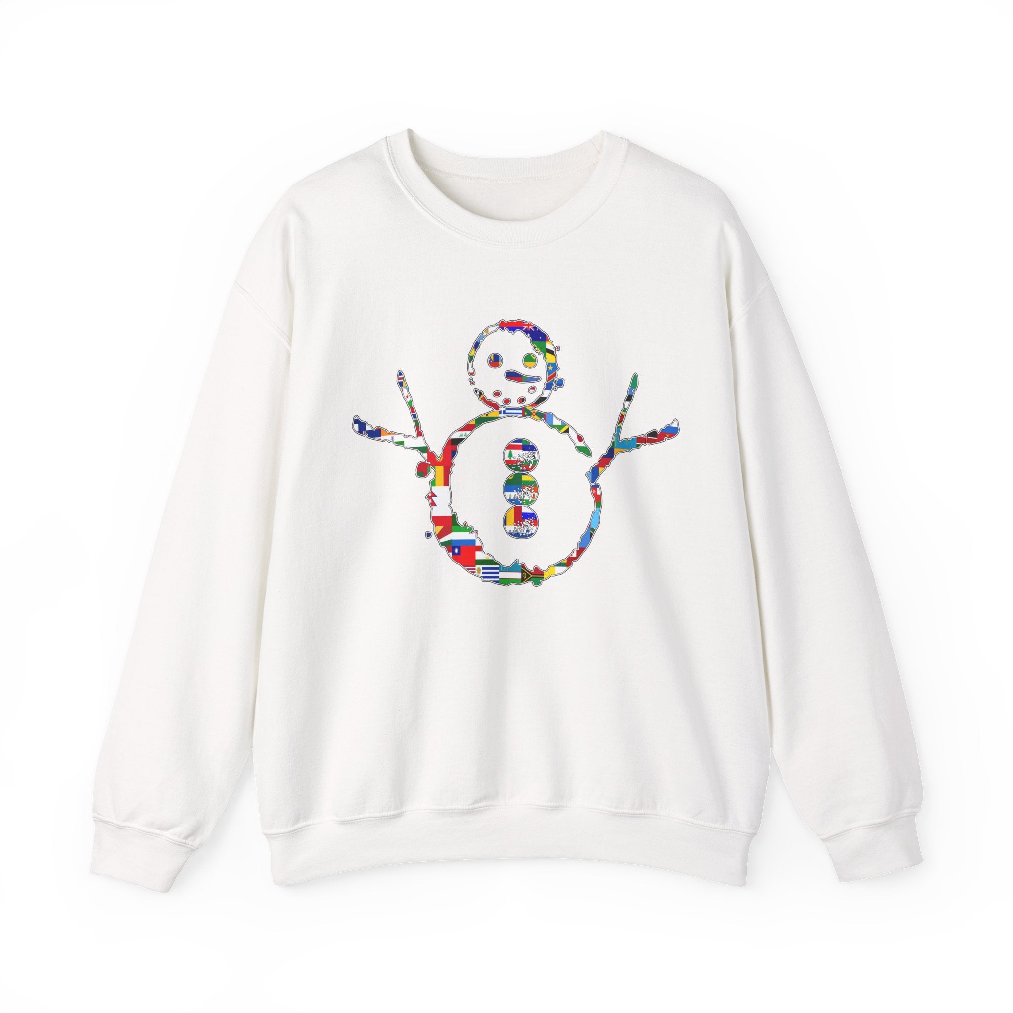 KAYKULTURA INTERNATIONAL SNOWMAN CREWNECK SWEATSHIRT