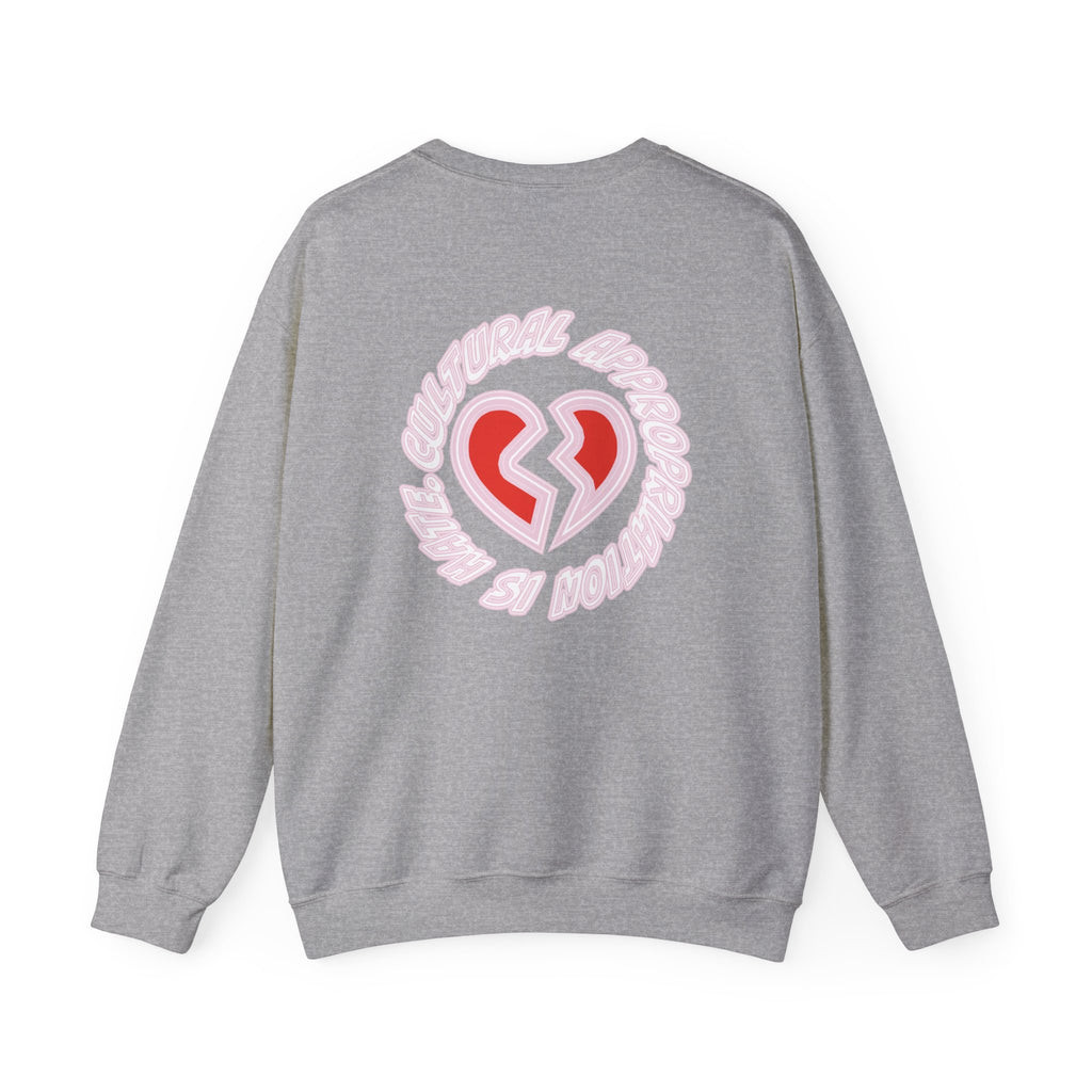 KAYKULTURA APPRÉCIATION CULTURELLE CONTRE APPROPRIATION CULTURELLE SWEAT-SHIRT À COL ROND