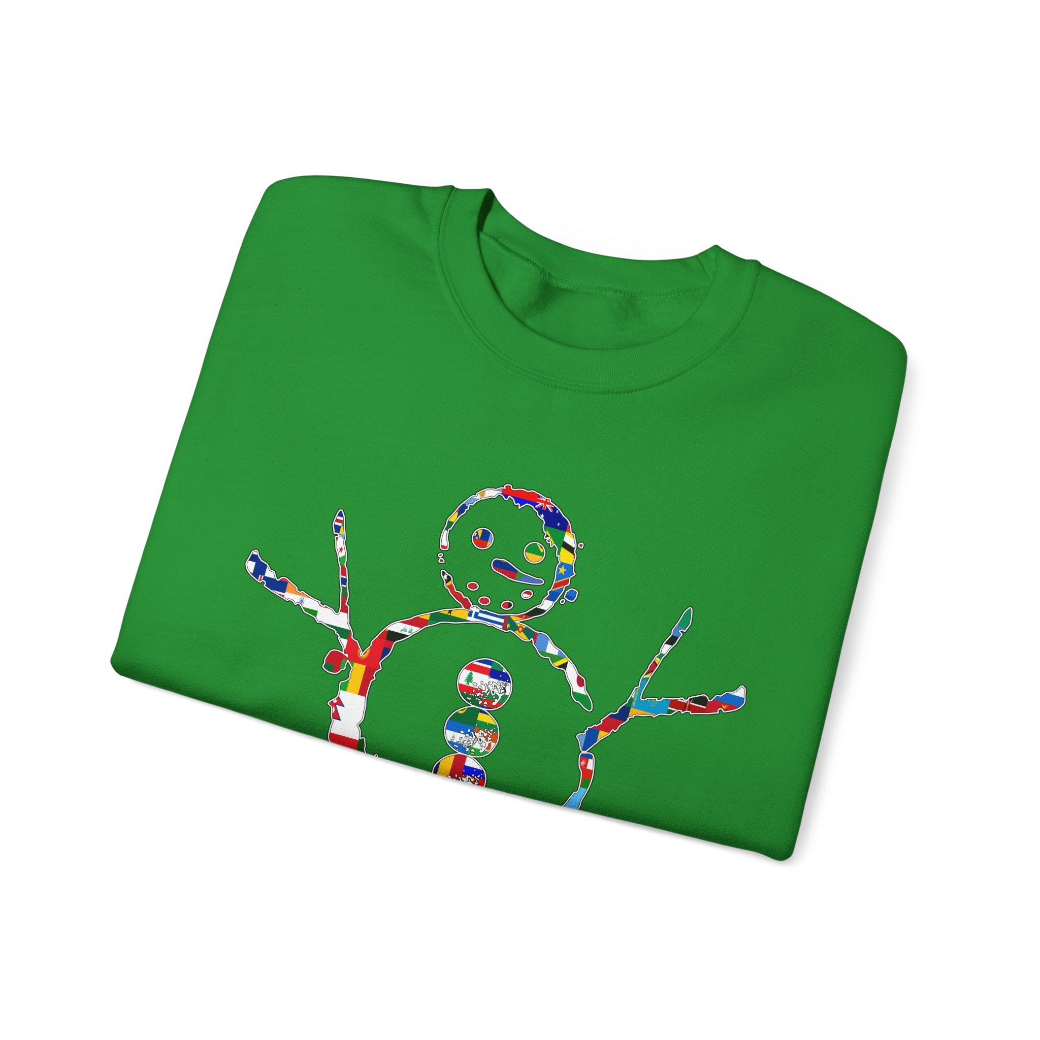 KAYKULTURA INTERNATIONAL SNOWMAN CREWNECK SWEATSHIRT