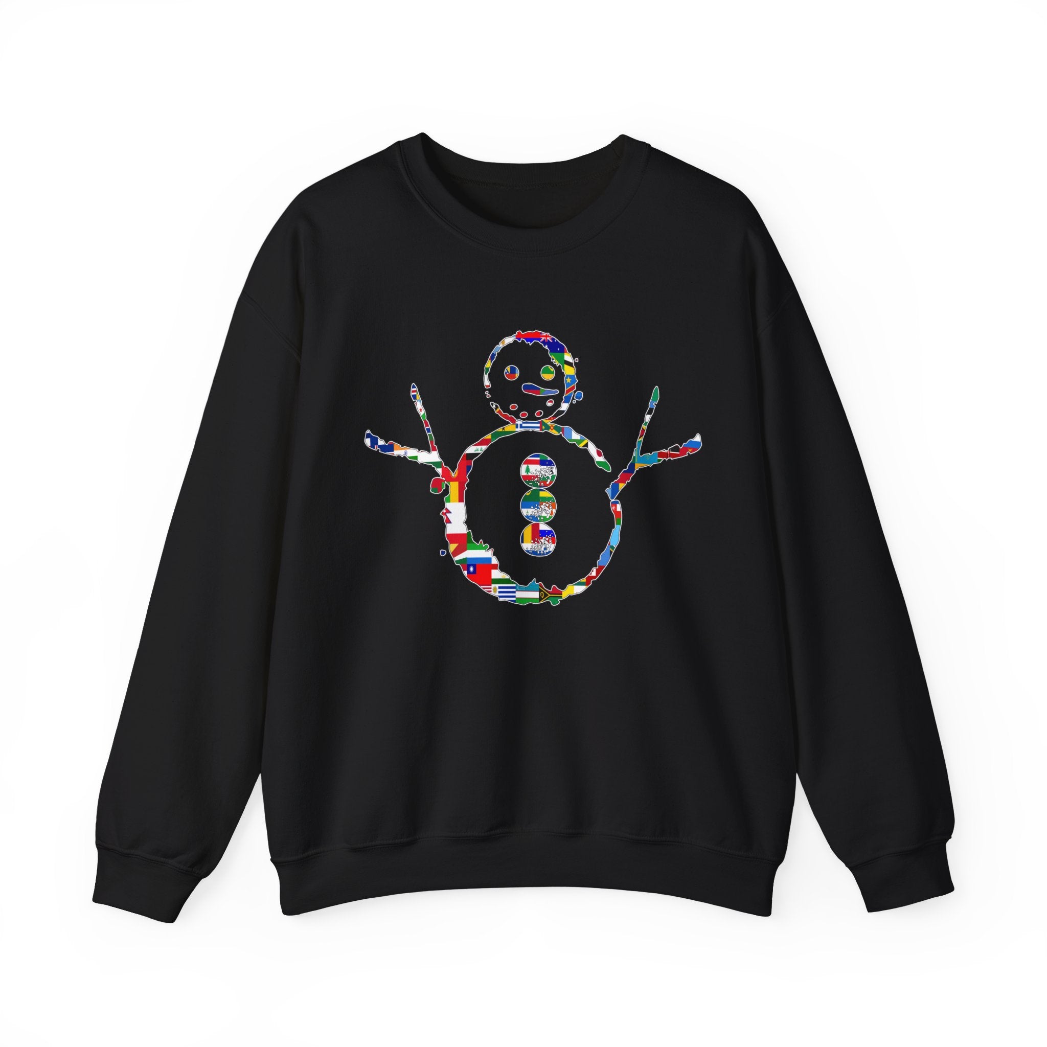 KAYKULTURA INTERNATIONAL SNOWMAN CREWNECK SWEATSHIRT