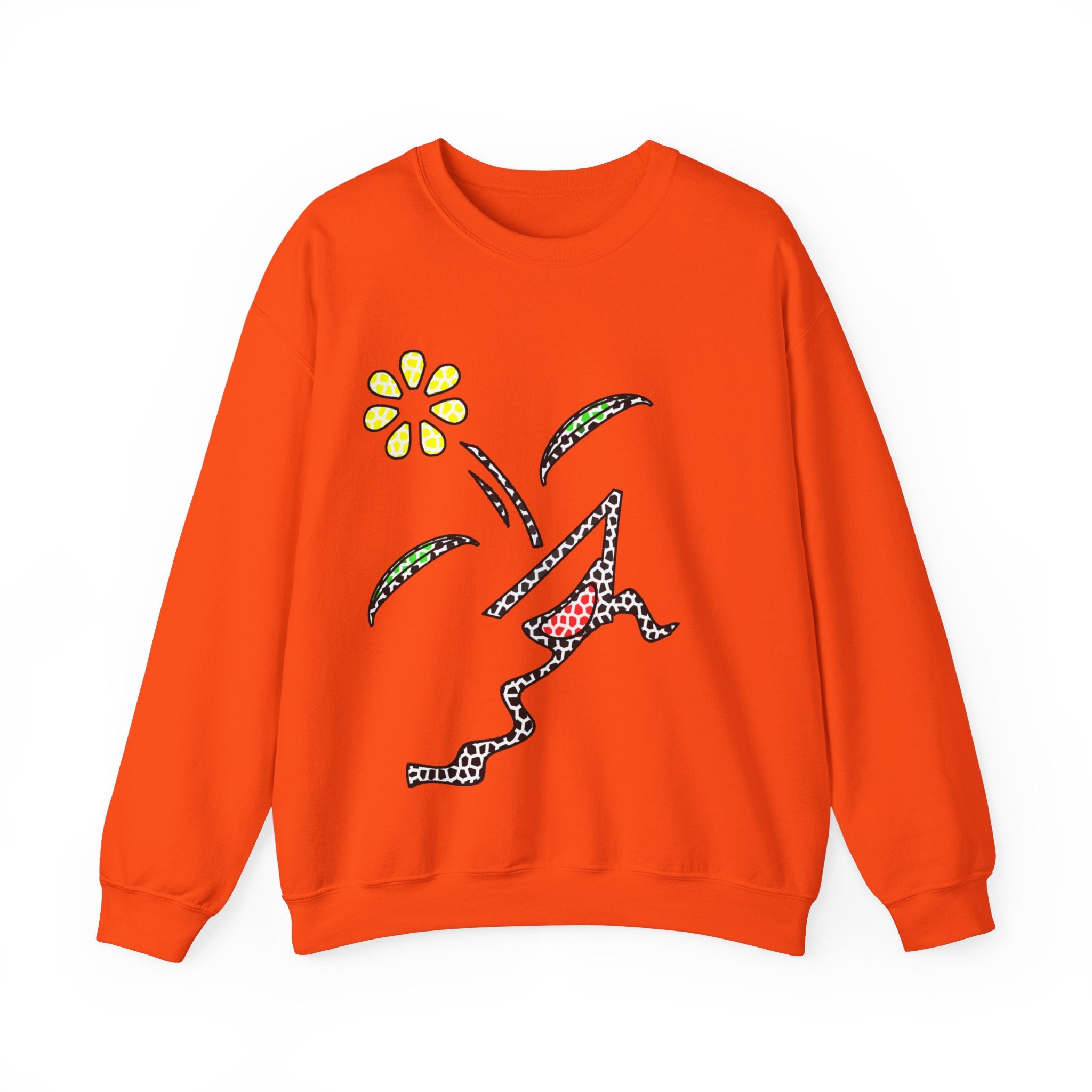 KAYKULTURA FLOWER CREWNECK SWEATSHIRT