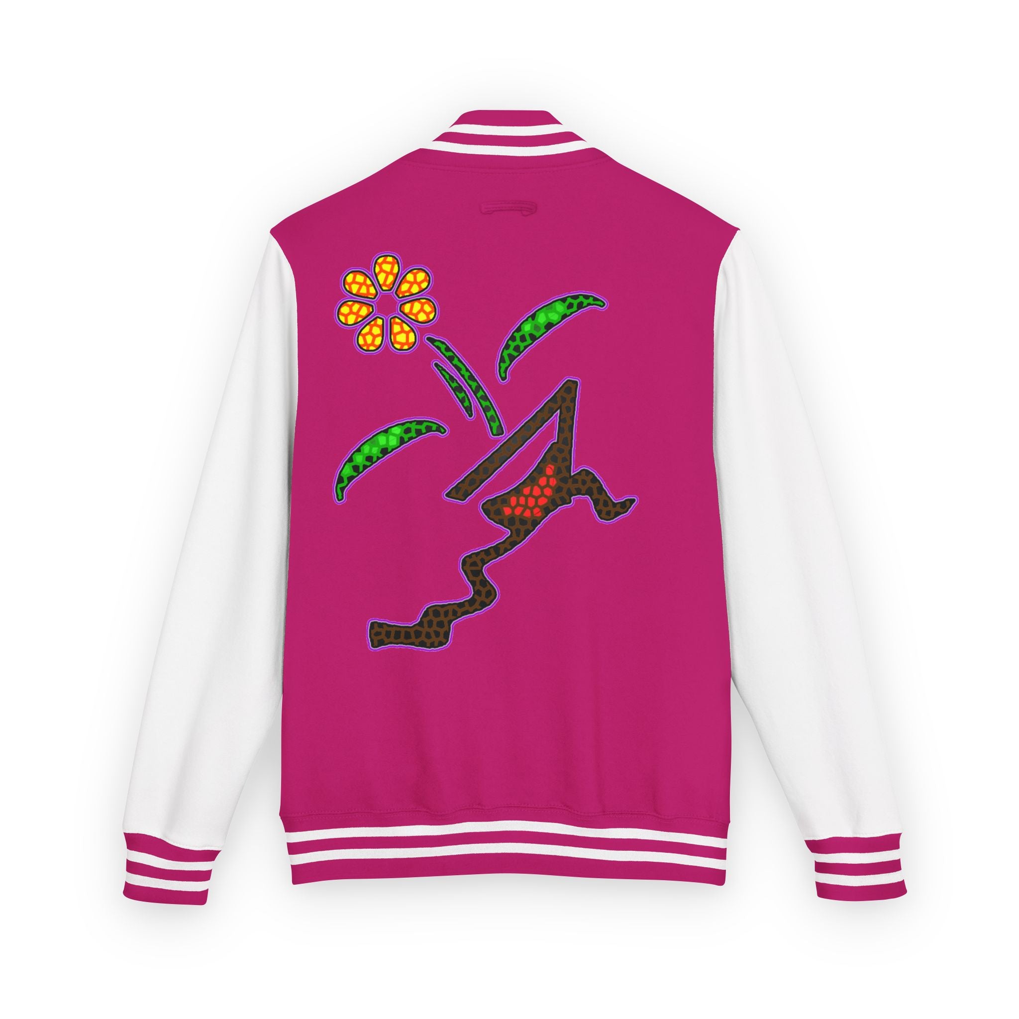 KAYKULTURA FLOWER LETTERMAN JACKET