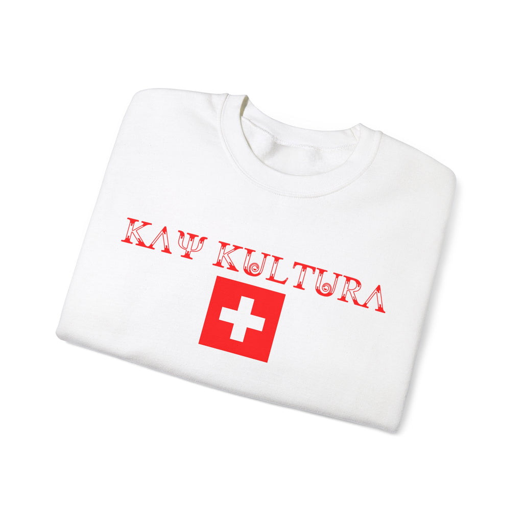 SWEAT-SHIRT À COL ROND INTERNATIONAL CLASSIQUE KAYKULTURA SUISSE