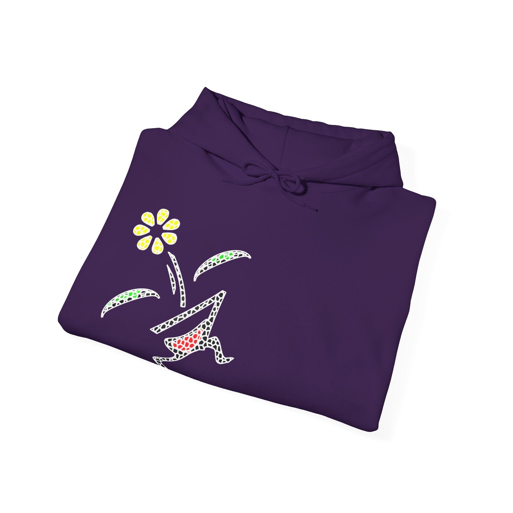 KAYKULTURA FLOWER HOODED SWEATSHIRT