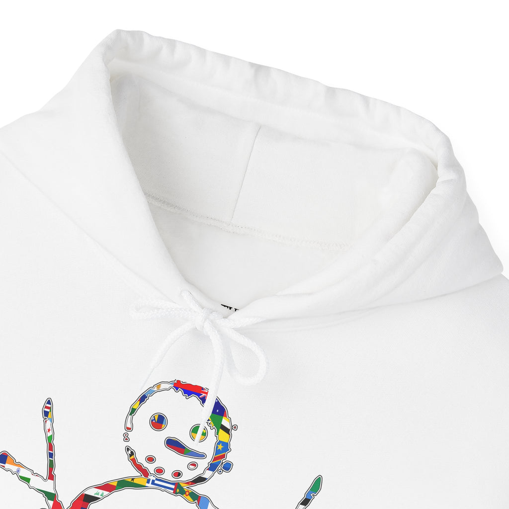 KAYKULTURA INTERNATIONAL SNOWMAN HOODED SWEATSHIRT