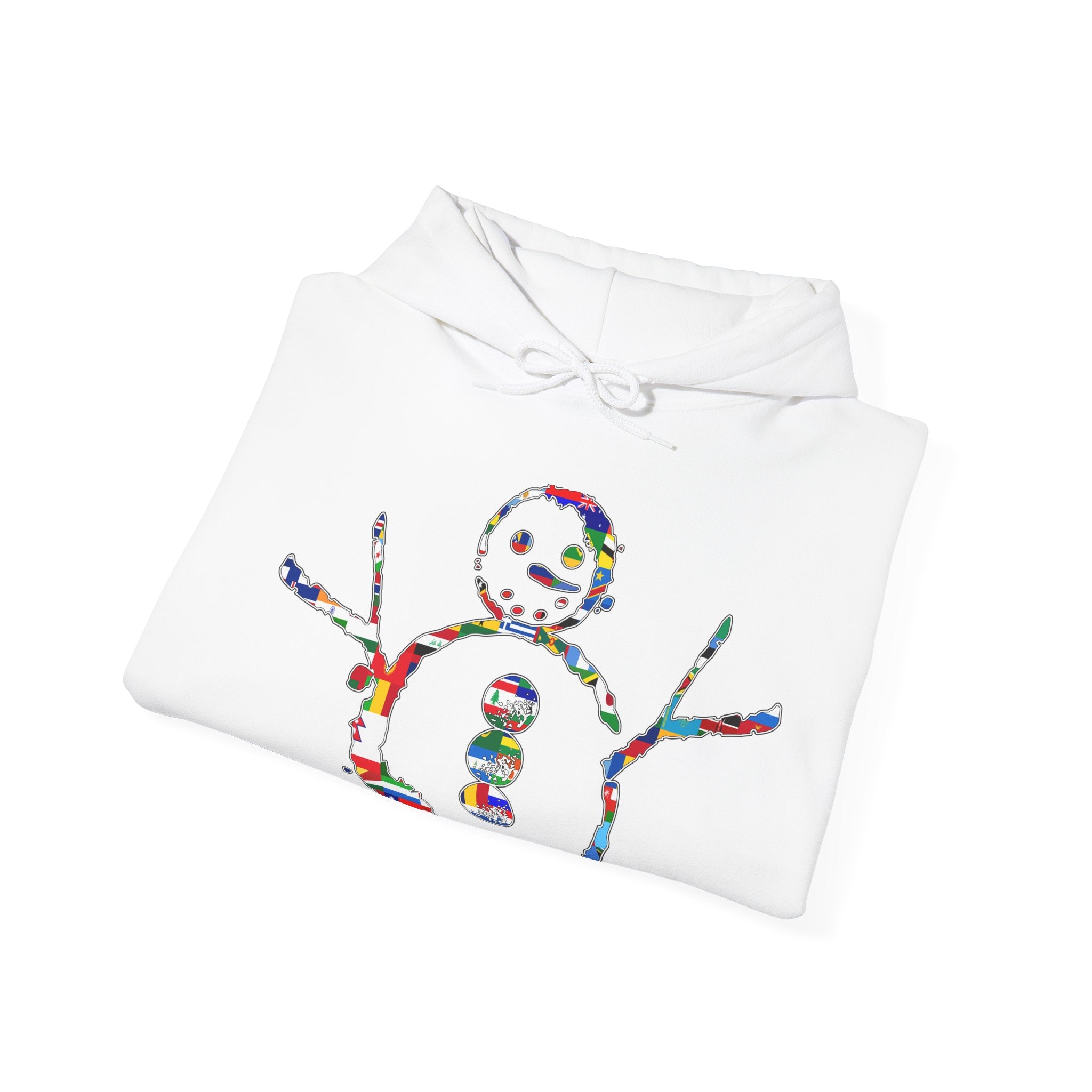 KAYKULTURA INTERNATIONAL SNOWMAN HOODED SWEATSHIRT