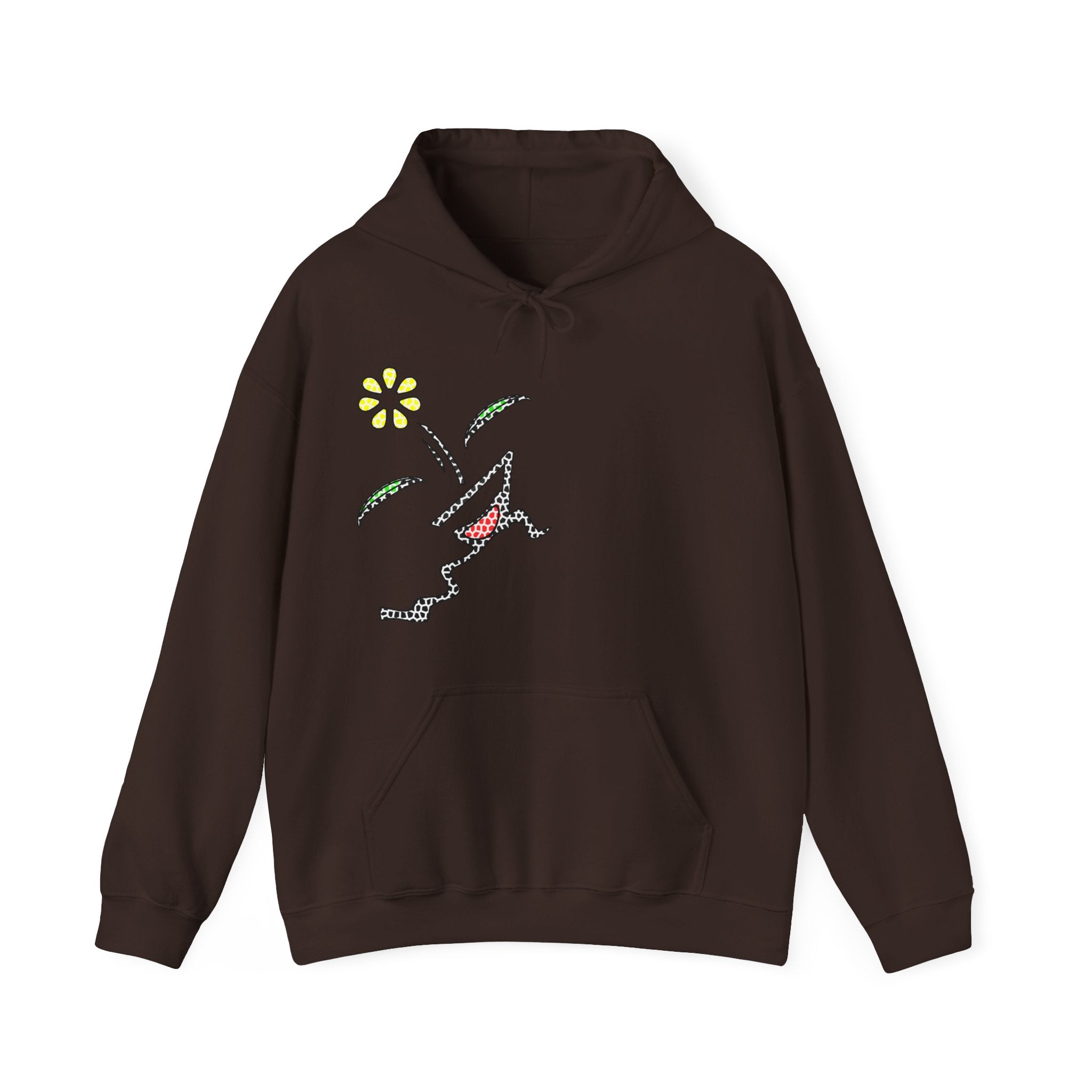 KAYKULTURA FLOWER HOODED SWEATSHIRT