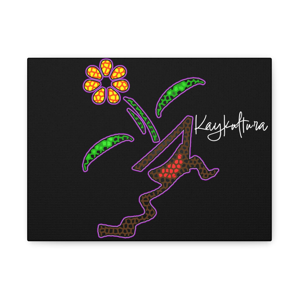 Toile florale Kaykultura, tendue, 3,2 cm