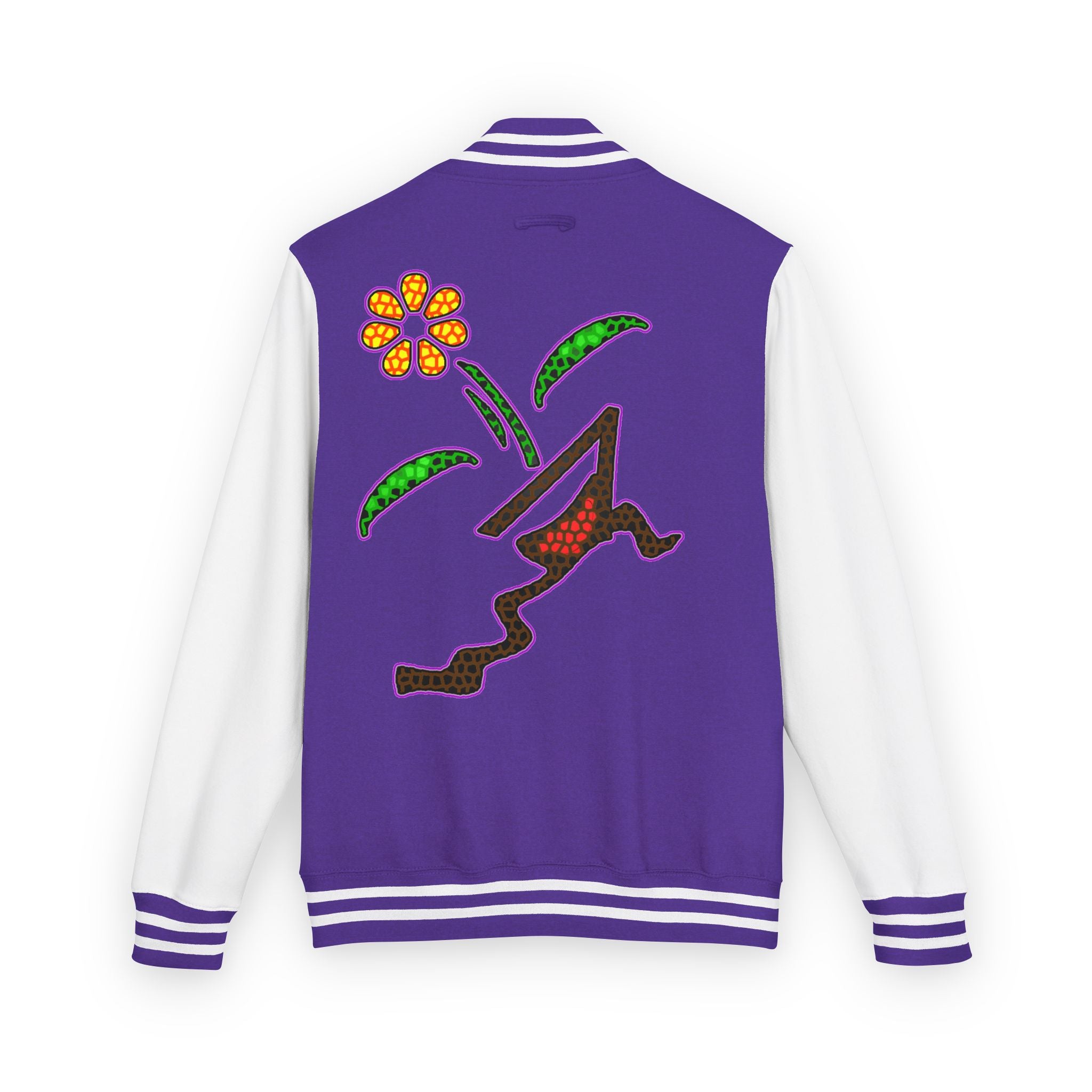KAYKULTURA FLOWER LETTERMAN JACKET