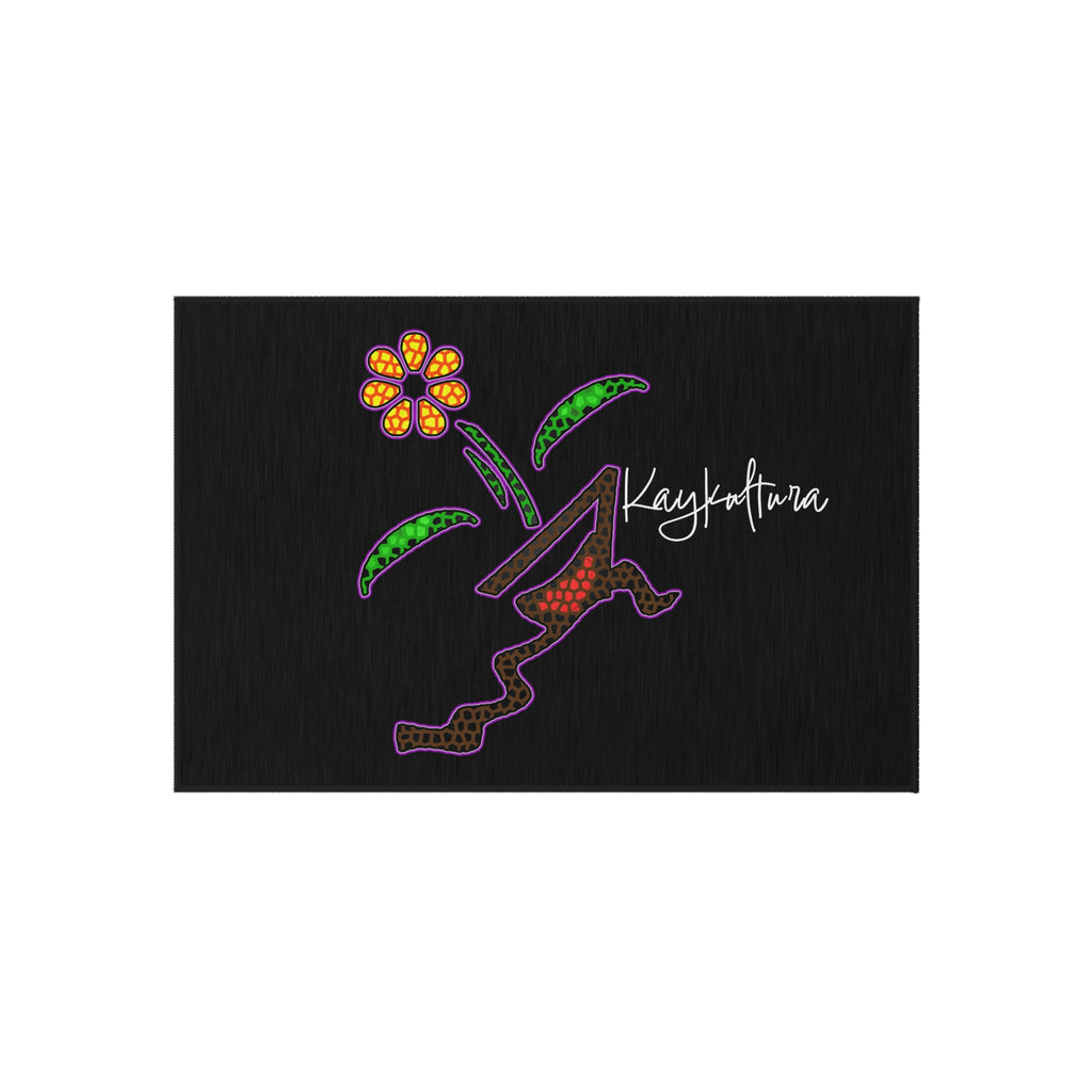 KAYKULTURA FLOWER OUTDOOR RUG