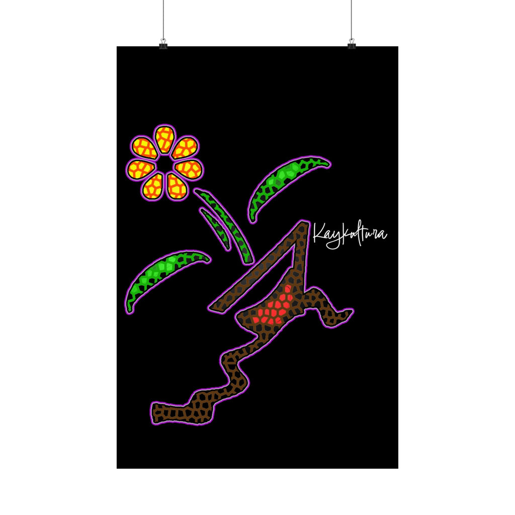 AFFICHES VERTICALES DE FLEURS KAYKULTURA