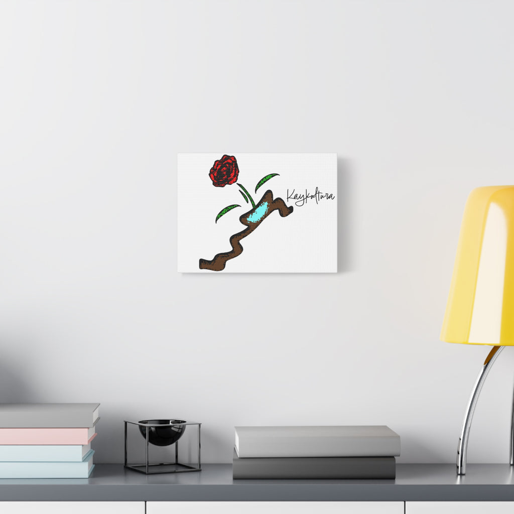 Toile florale Kaykultura, tendue, 3,2 cm