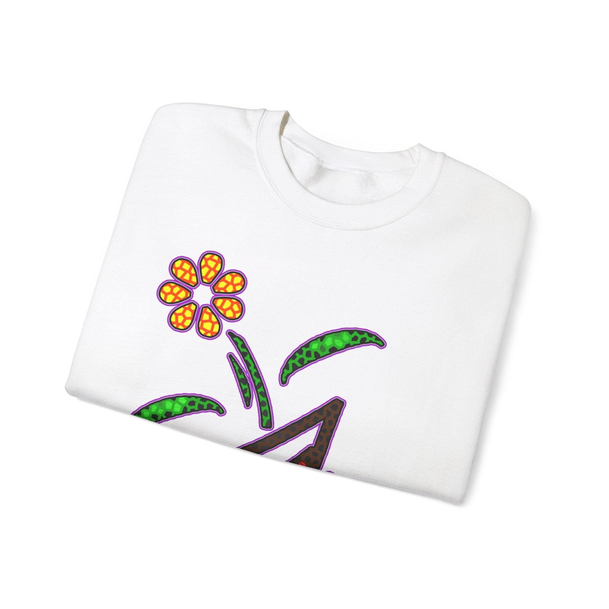 KAYKULTURA FLOWER CREWNECK SWEATSHIRT