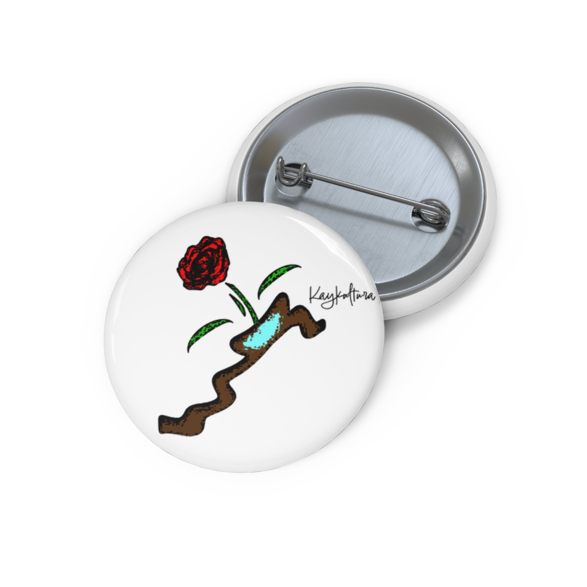 BOUTONS À ÉPINGLES FLEURIES KAYKULTURA