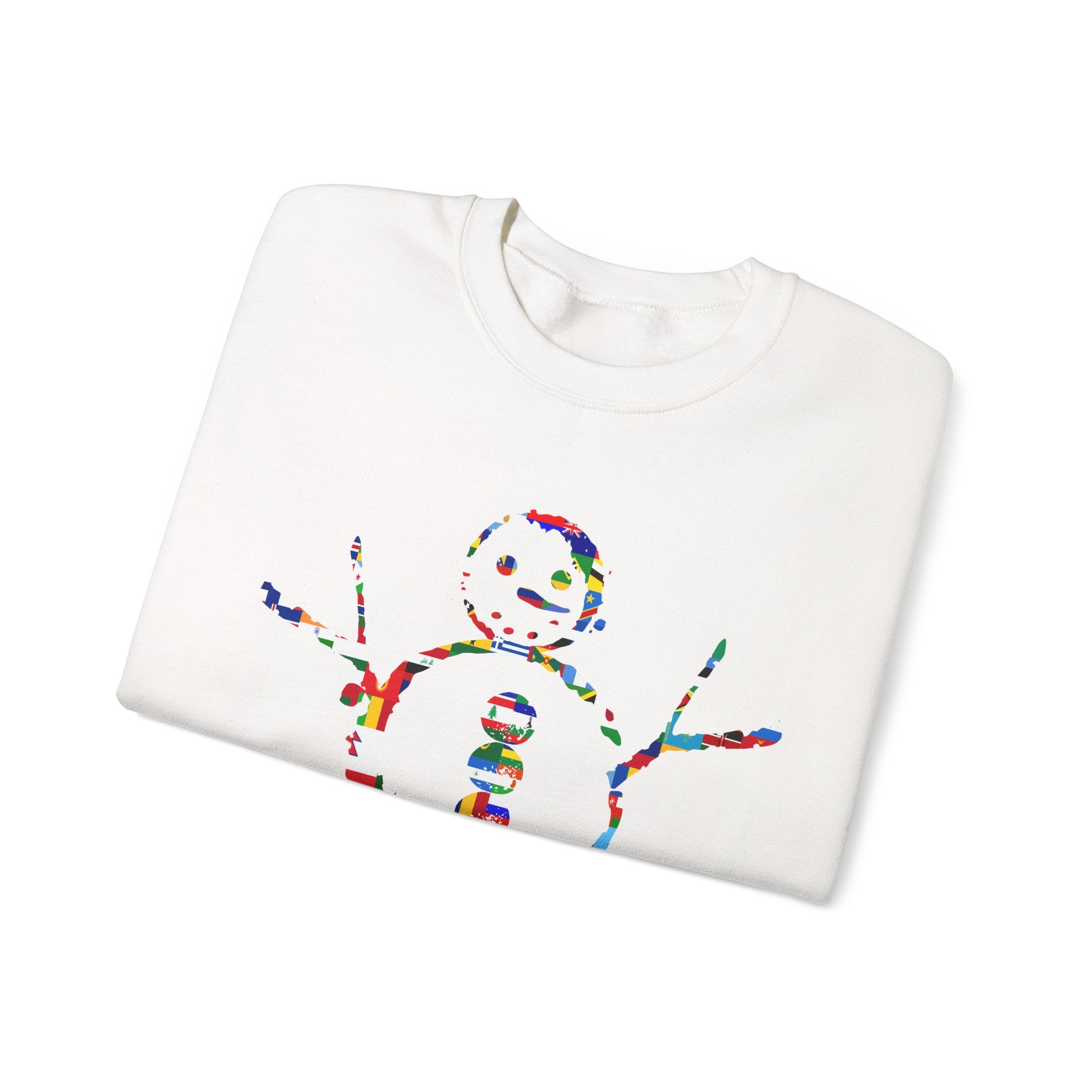 KAYKULTURA INTERNATIONAL SNOWMAN CREWNECK SWEATSHIRT