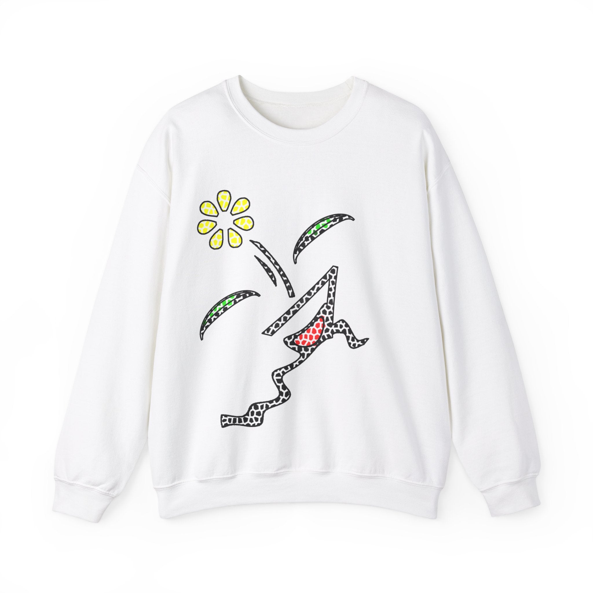 KAYKULTURA FLOWER CREWNECK SWEATSHIRT