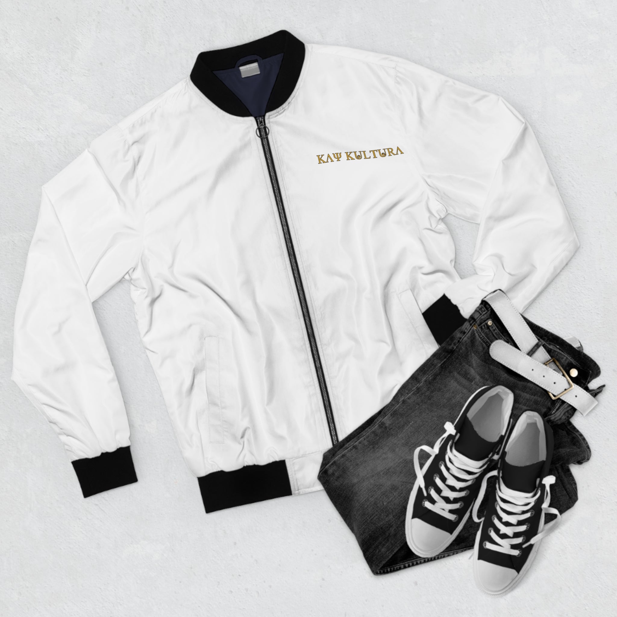 CLASSIC GOLD KAYKULTURA BOMBER JACKET