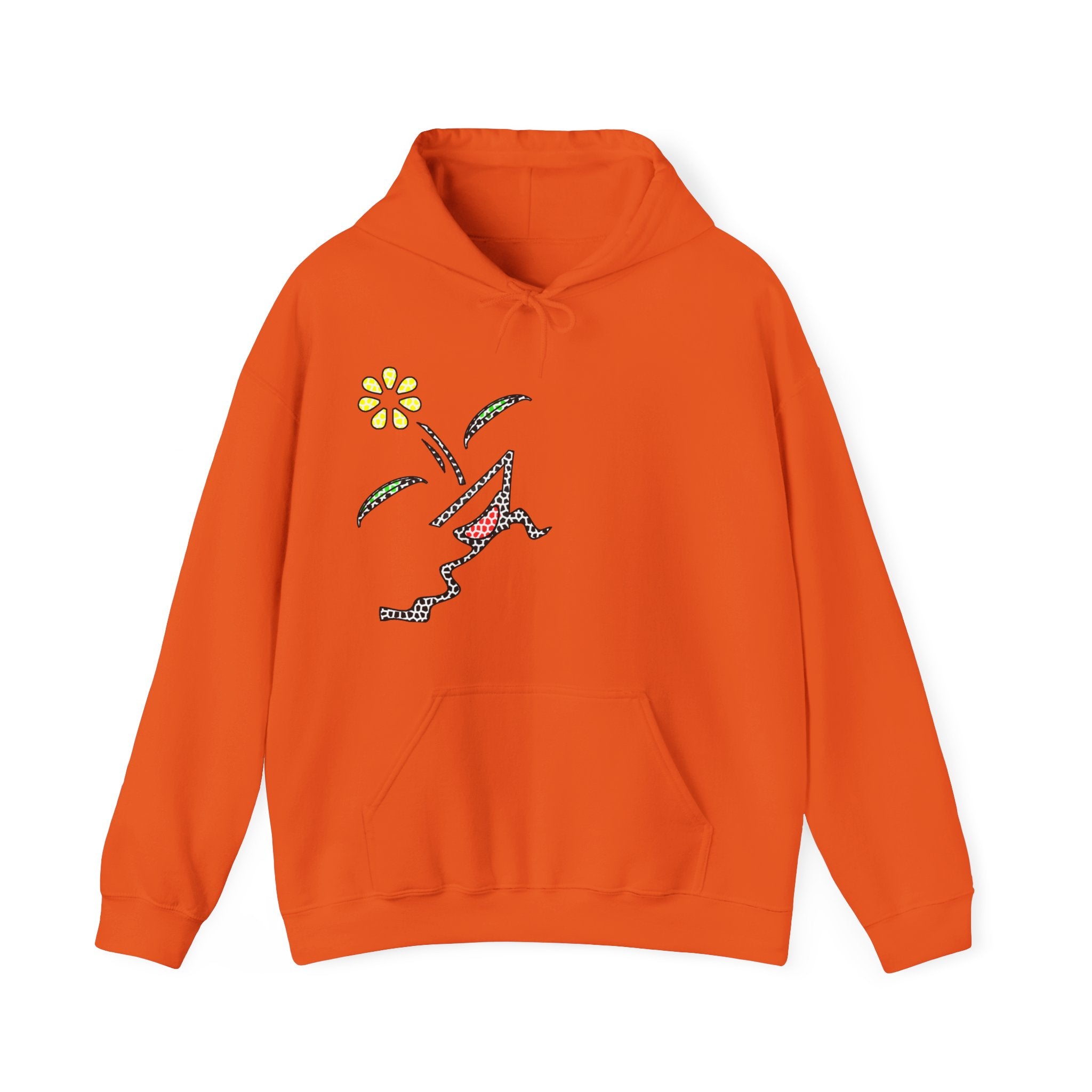 KAYKULTURA FLOWER HOODED SWEATSHIRT