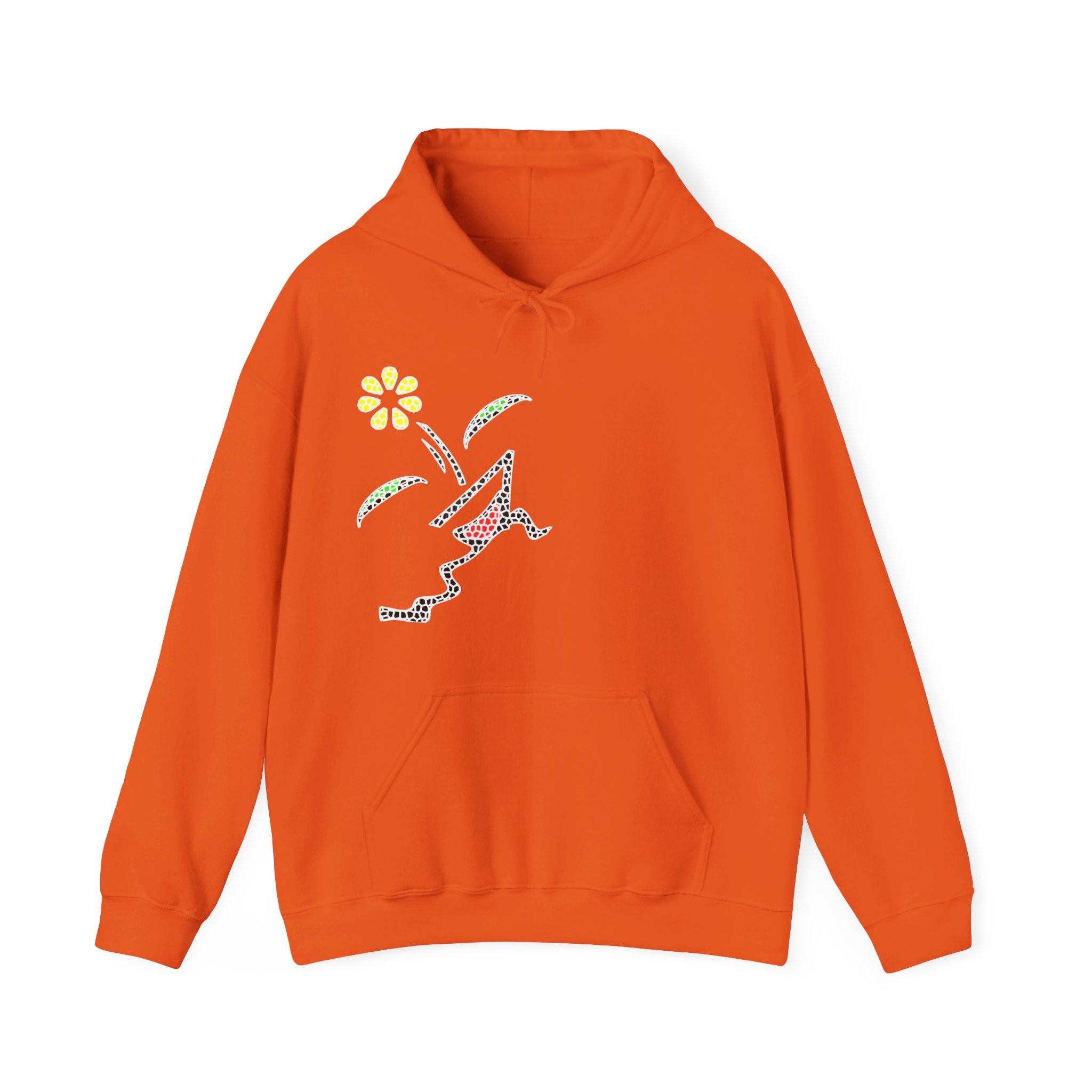 KAYKULTURA FLOWER HOODED SWEATSHIRT