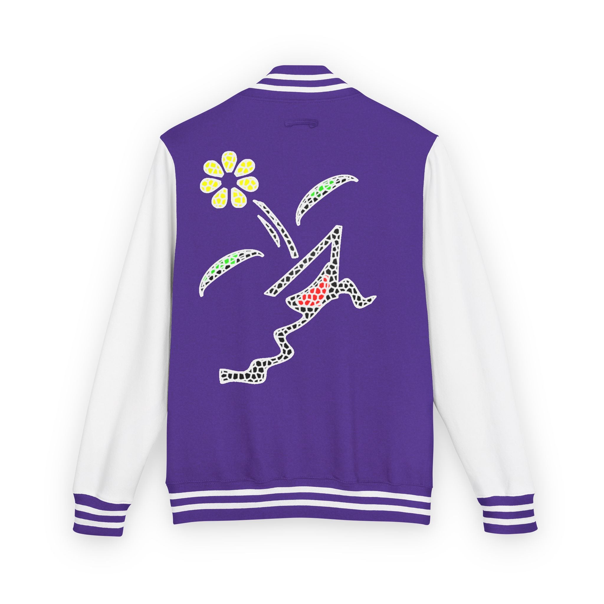 KAYKULTURA FLOWER LETTERMAN JACKET